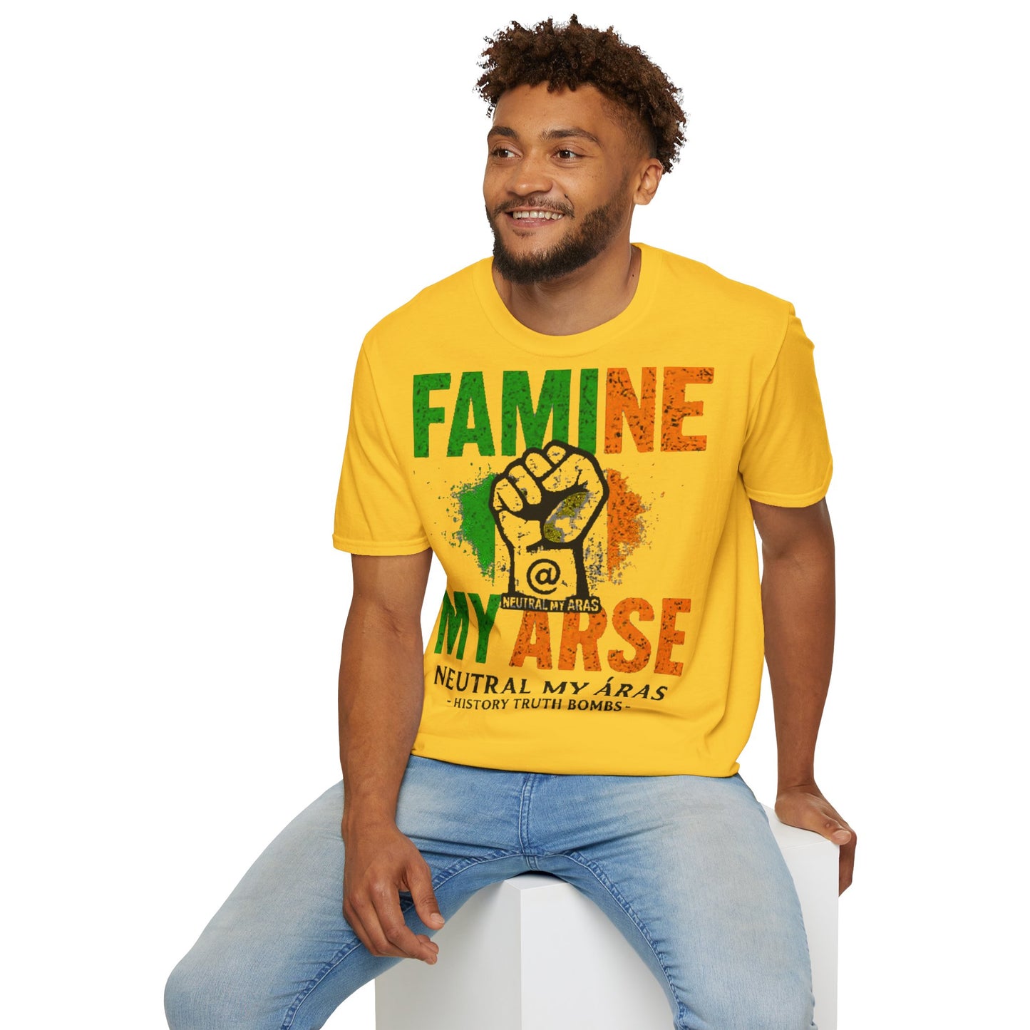 "FAMINE MY ARSE" – The T-Shirt That Speaks Truth, and a Bit of Cheek