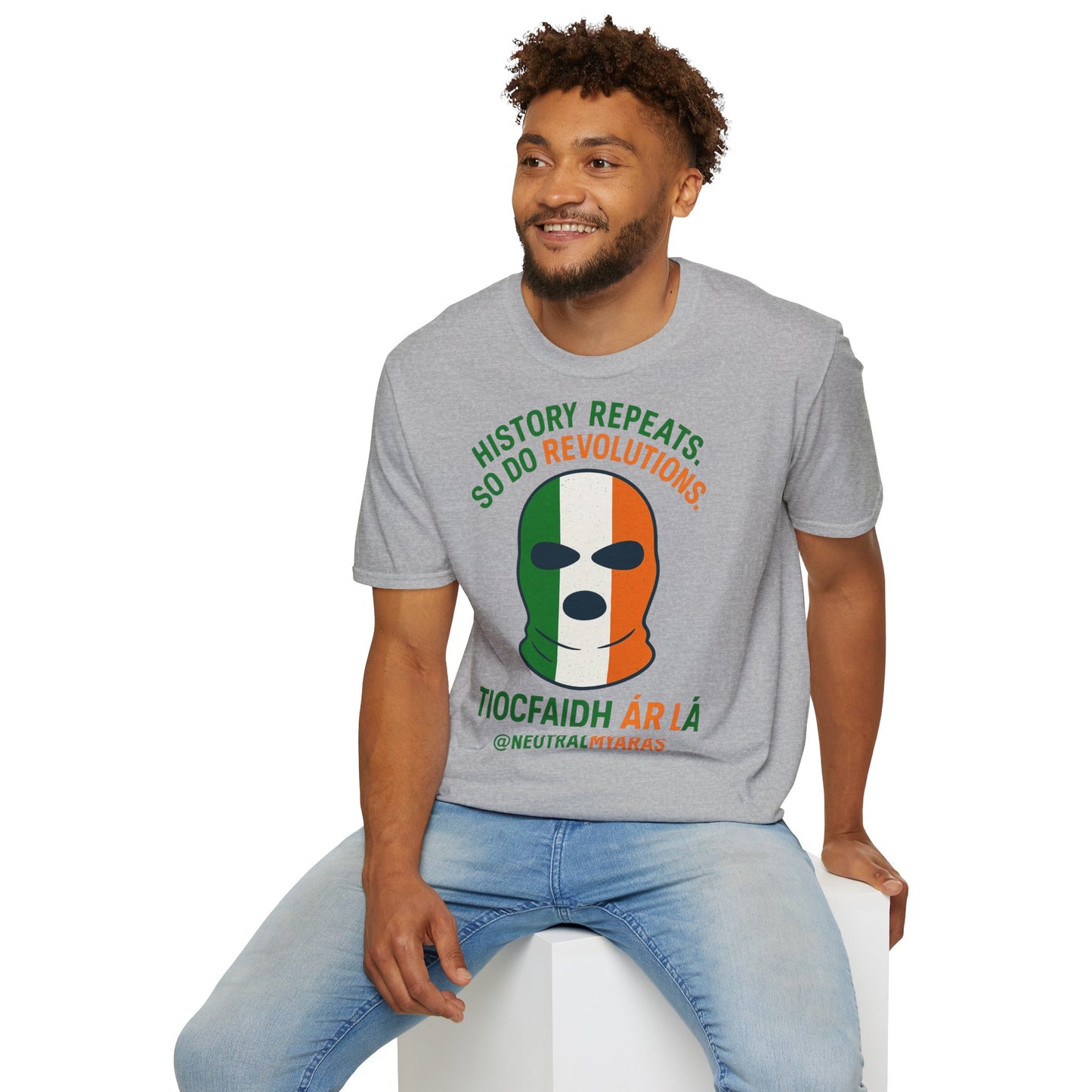 🔥 HISTORY REPEATS, SO DO REVOLUTIONS – TIOCFHAIDH ÁR LÁ T-SHIRT ☘️