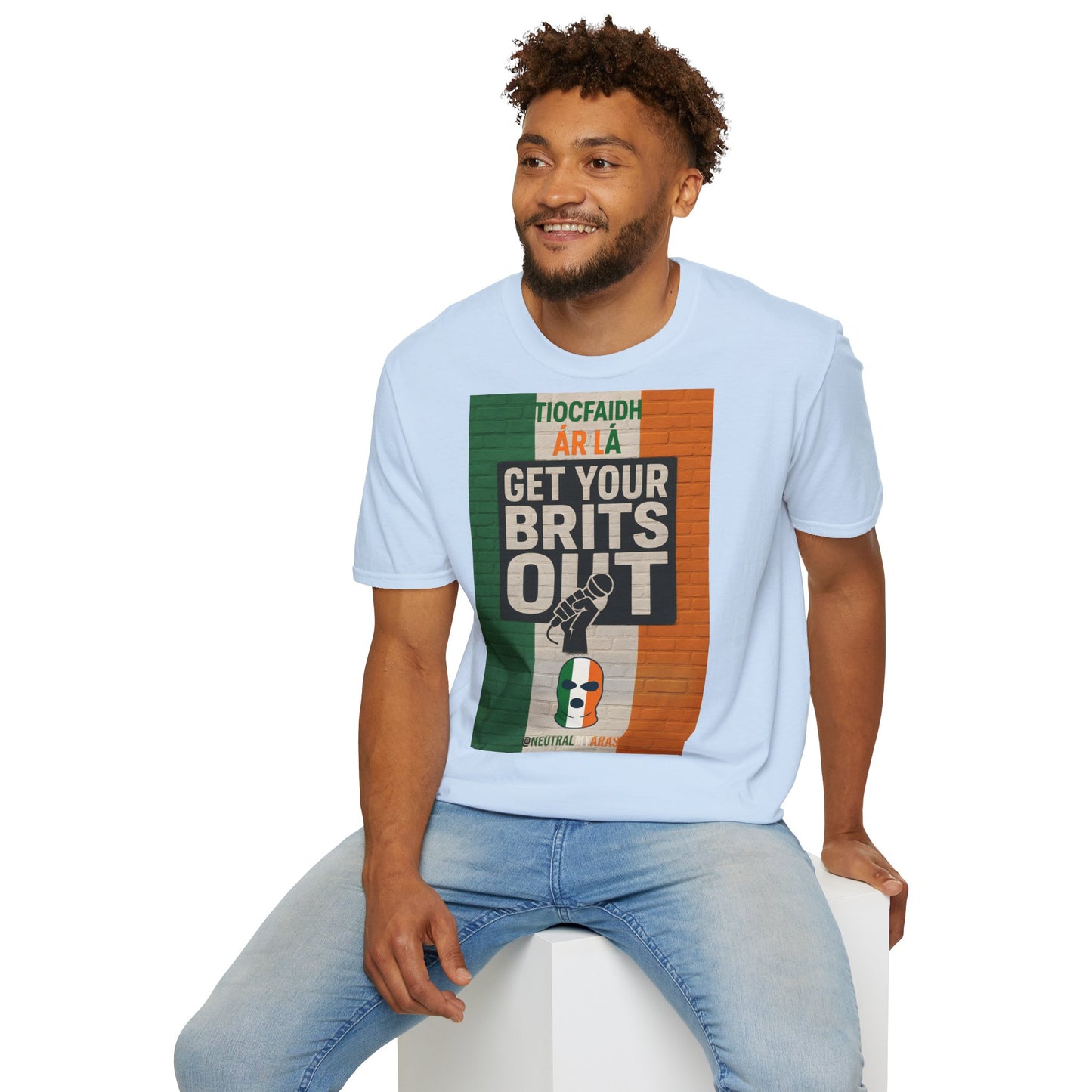 🔥 "GET YOUR BRITS OUT" Tiocfaidh Ár Lá T-shirt ☘️