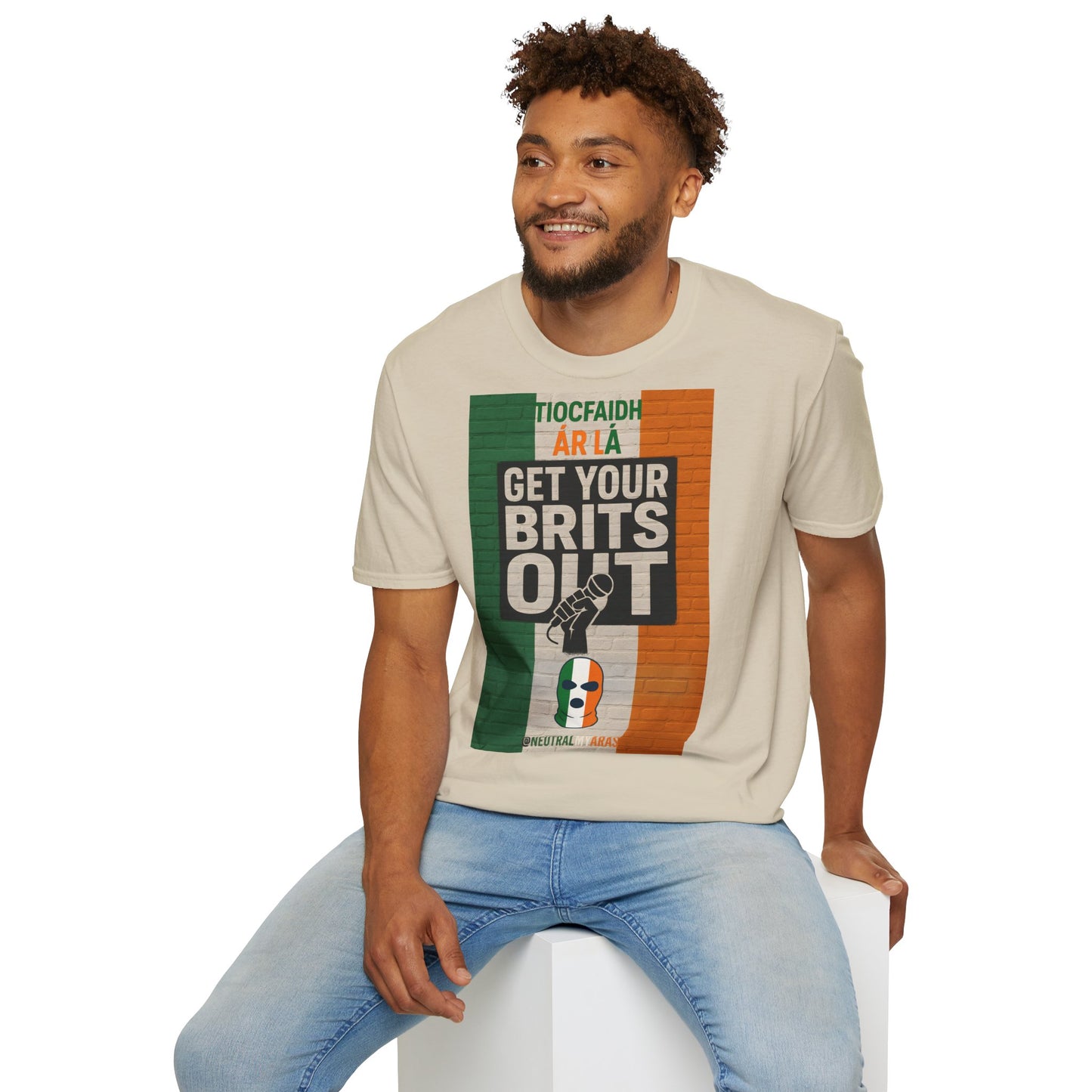 🔥 "GET YOUR BRITS OUT" Tiocfaidh Ár Lá T-shirt ☘️