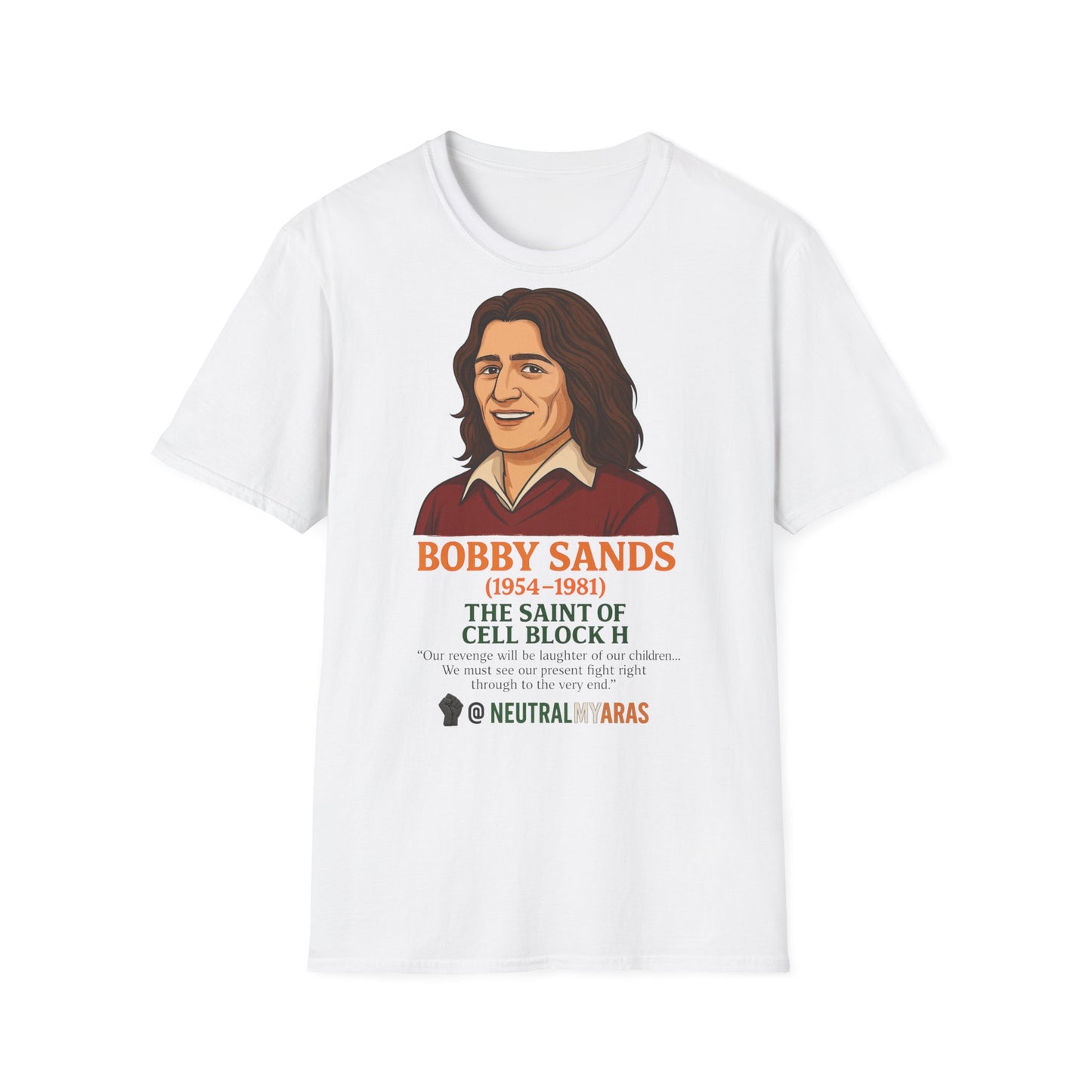 π§ Bobby Sands β The Saint of Cell Block H T-Shirt βοΈ