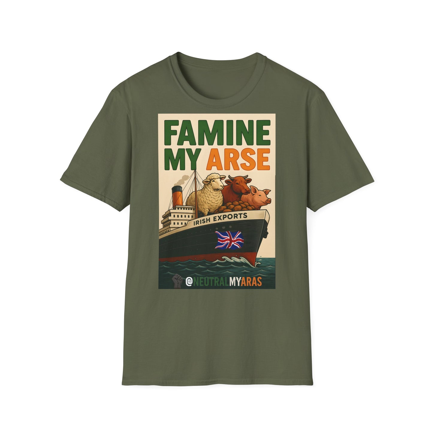 π₯ FAMINE MY ARSE T-SHIRT βοΈ