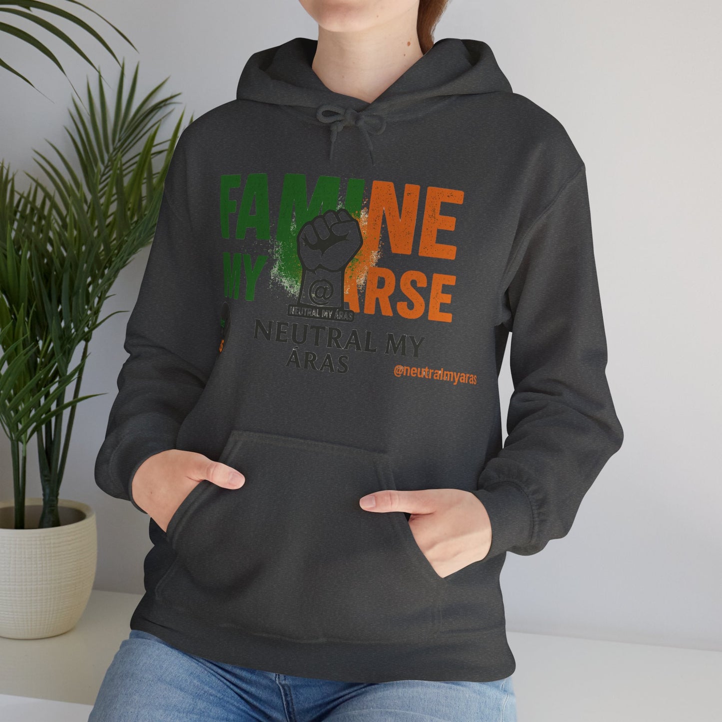 "FAMINE MY ARSE" – The Hoodie That Speaks Truth, and a Bit of Cheek