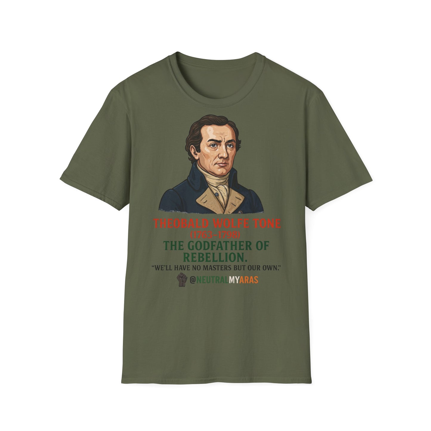 Theobald Wolfe Tone – Godfather of Rebellion Tee