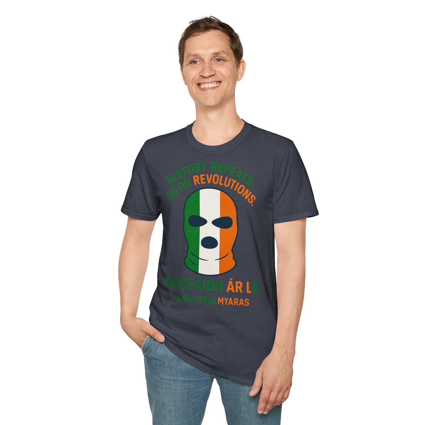 🔥 HISTORY REPEATS, SO DO REVOLUTIONS – TIOCFHAIDH ÁR LÁ T-SHIRT ☘️