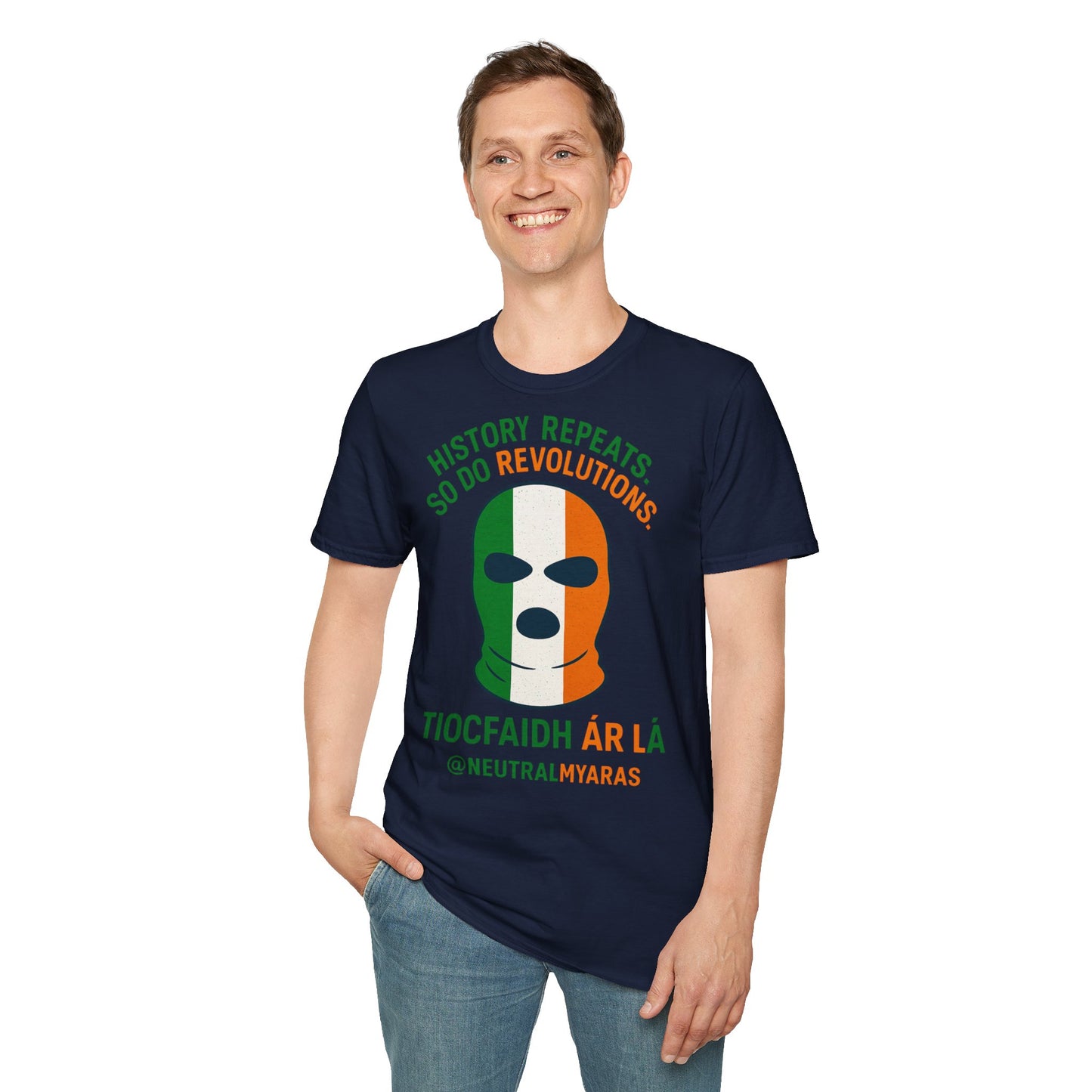 🔥 HISTORY REPEATS, SO DO REVOLUTIONS – TIOCFHAIDH ÁR LÁ T-SHIRT ☘️
