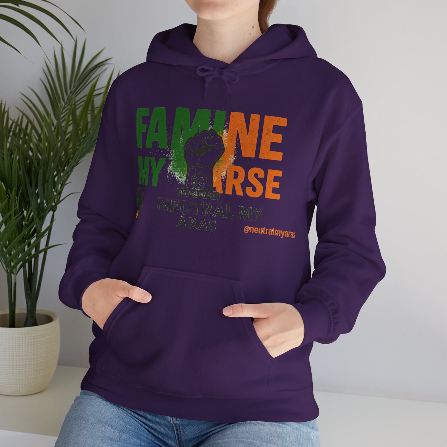 "FAMINE MY ARSE" – The Hoodie That Speaks Truth, and a Bit of Cheek