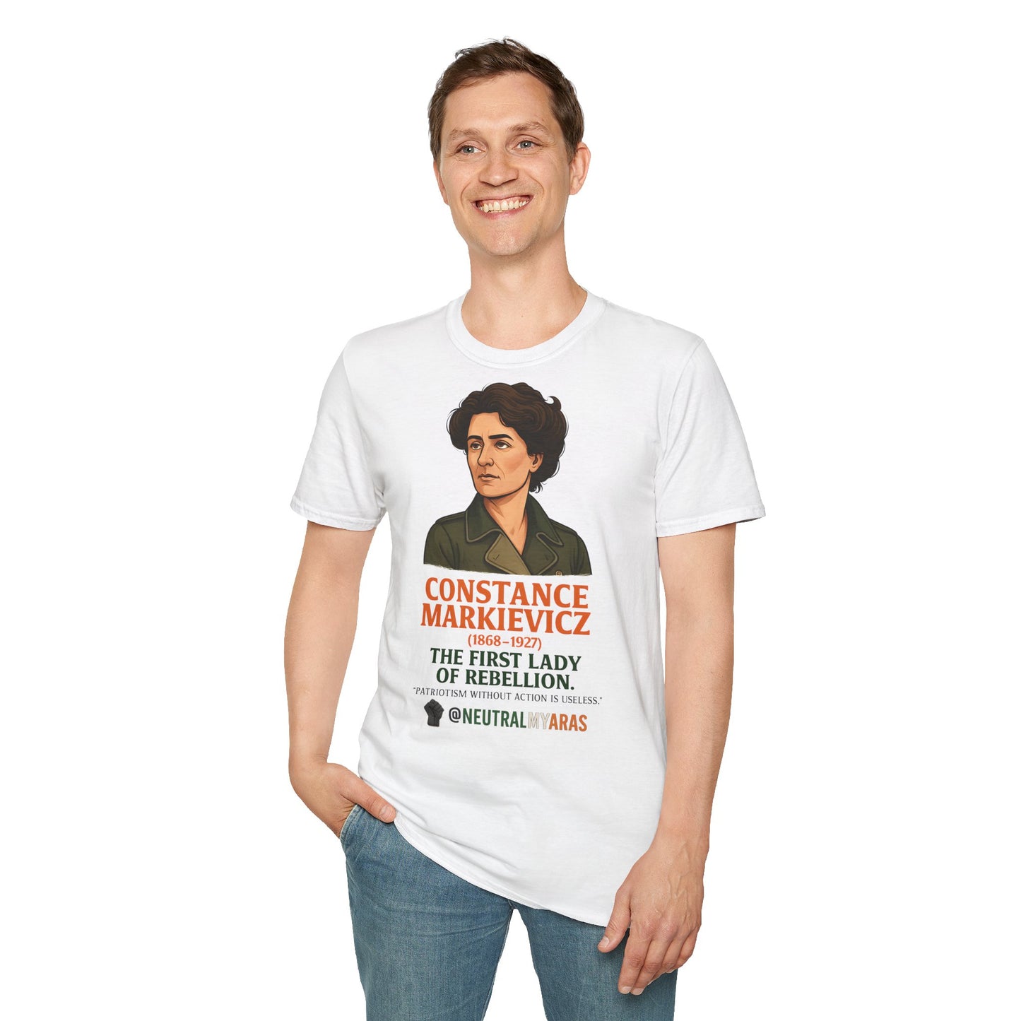 🇮🇪 Constance Markievicz T-Shirt – The First Lady of Rebellion 🇮🇪 Tee