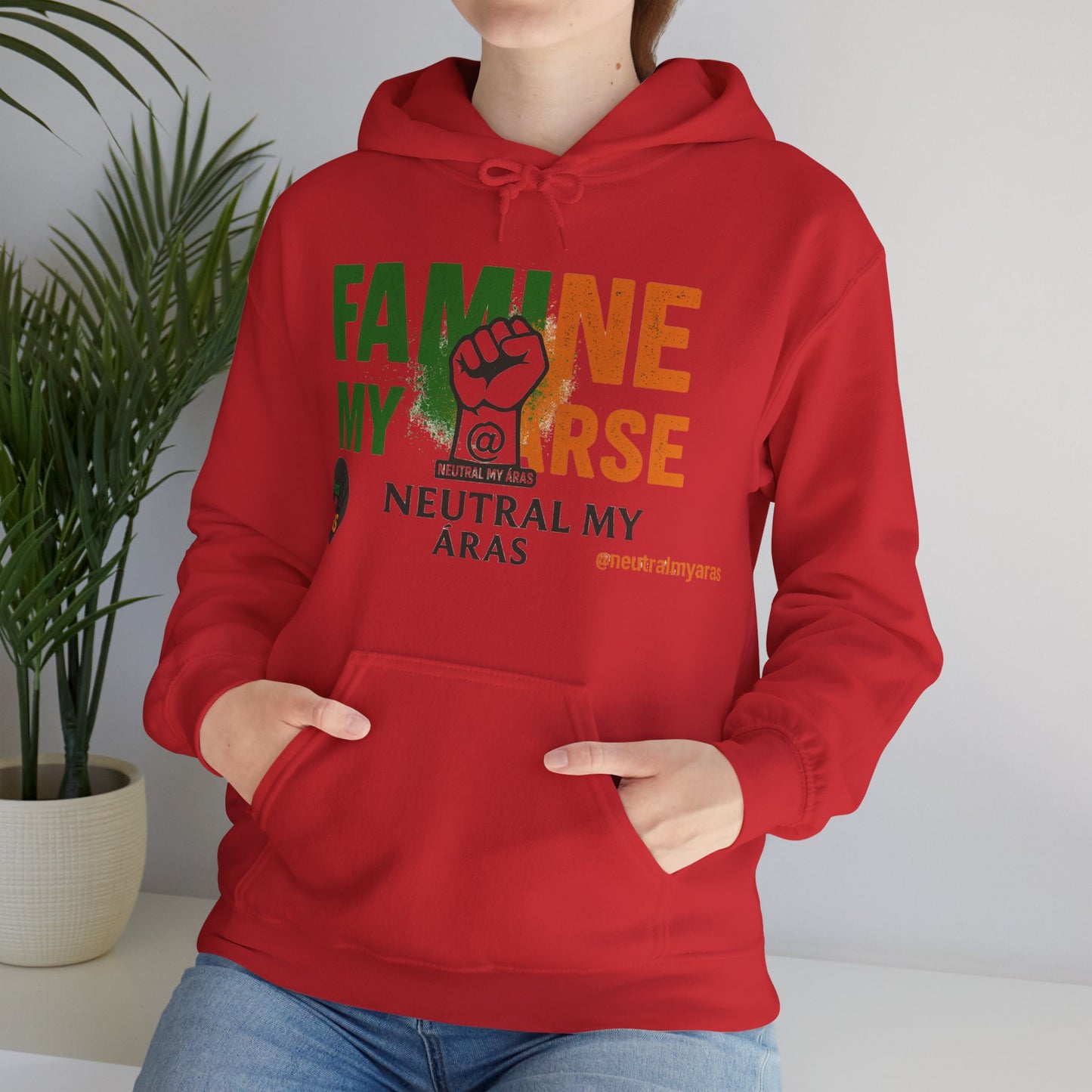 "FAMINE MY ARSE" – The Hoodie That Speaks Truth, and a Bit of Cheek