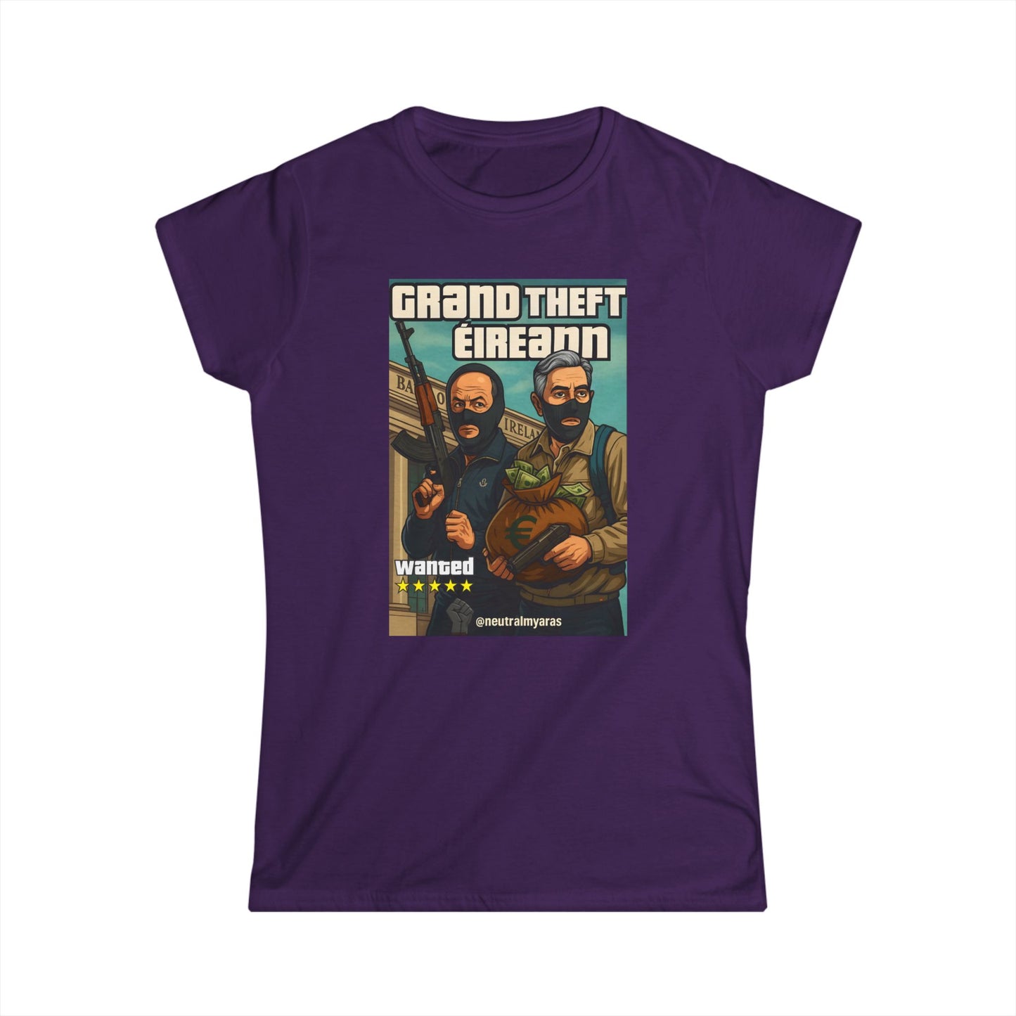 🔥 🚨 GRAND THEFT ÉIREANN 🚨 WOMEN'S TEE ☘️
