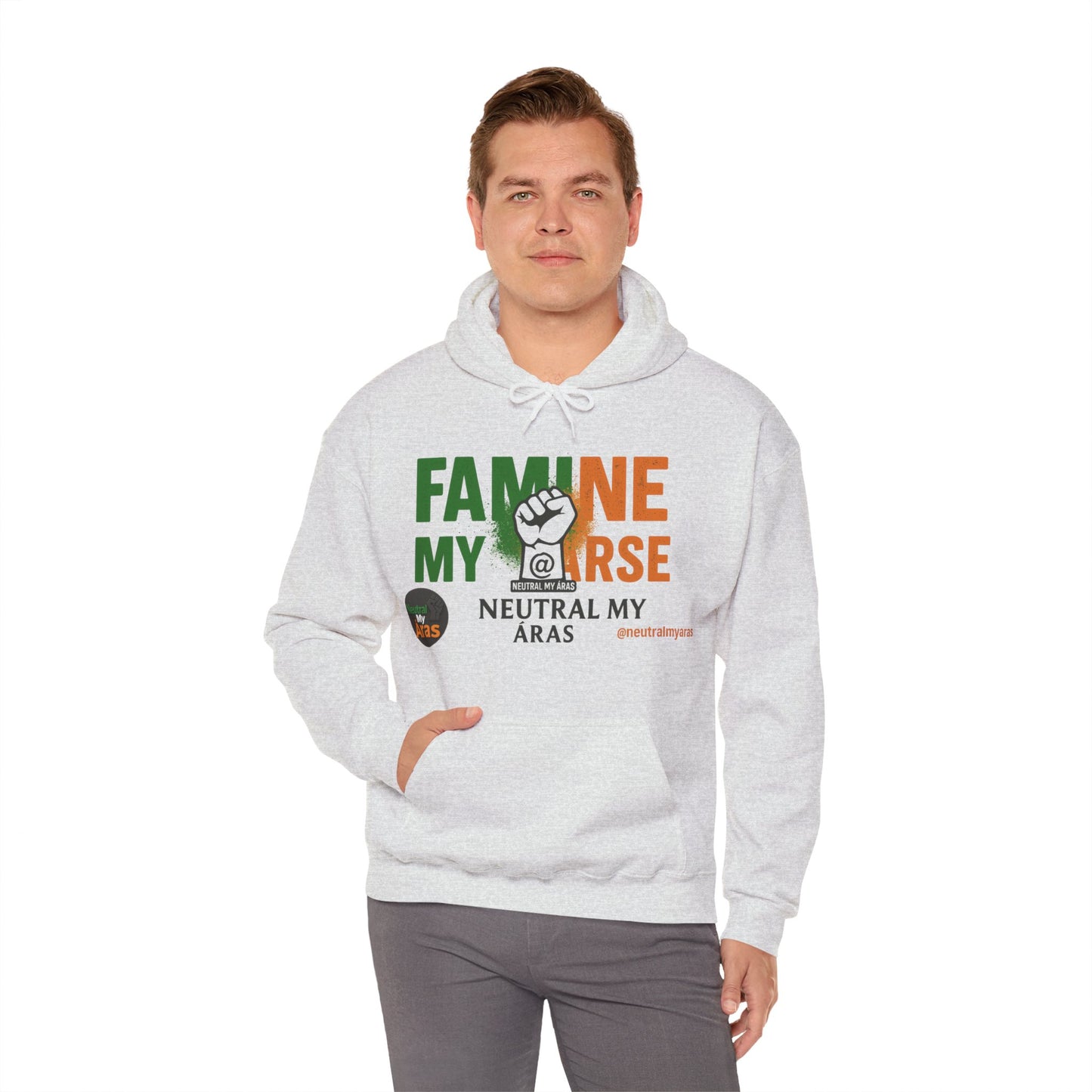 "FAMINE MY ARSE" – The Hoodie That Speaks Truth, and a Bit of Cheek