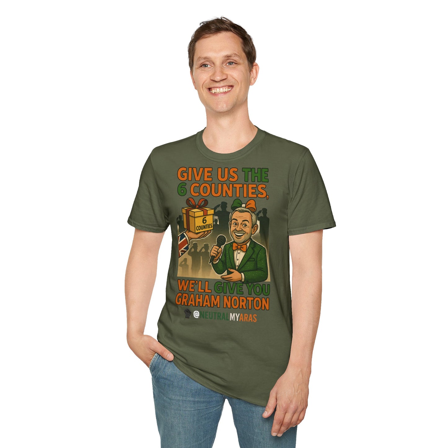 🔥 “Give Us the 6 Counties, We’ll Give You Graham Norton” T-SHIRT ☘️