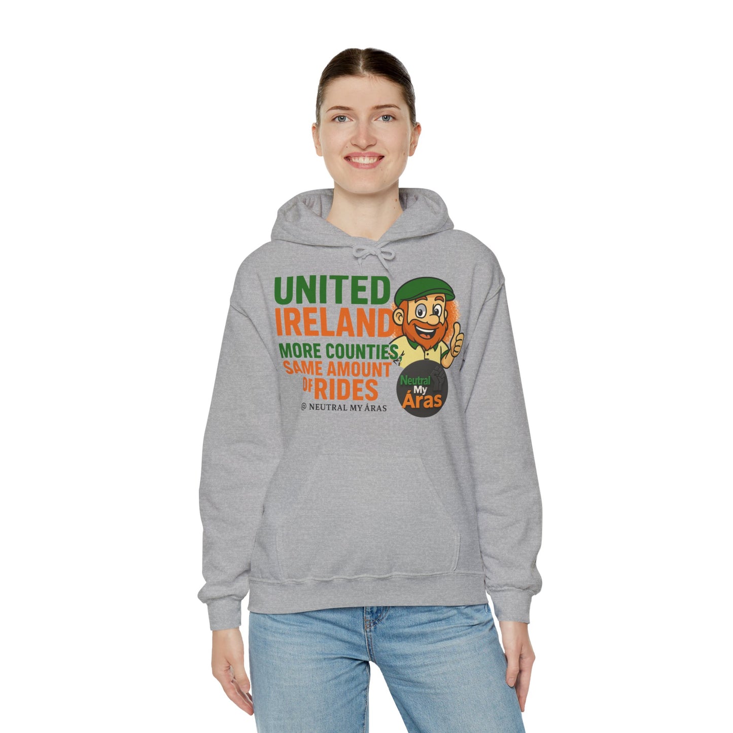 "UNITED IRELAND – MORE COUNTIES, SAME AMOUNT OF RIDES" – The Only Thing That’s Changing is the Territory - United Ireland Graphic Hoodie
