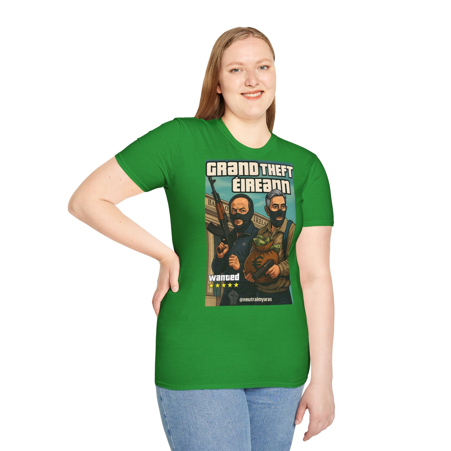 🔥 🚨 GRAND THEFT ÉIREANN 🚨 T-SHIRT ☘️