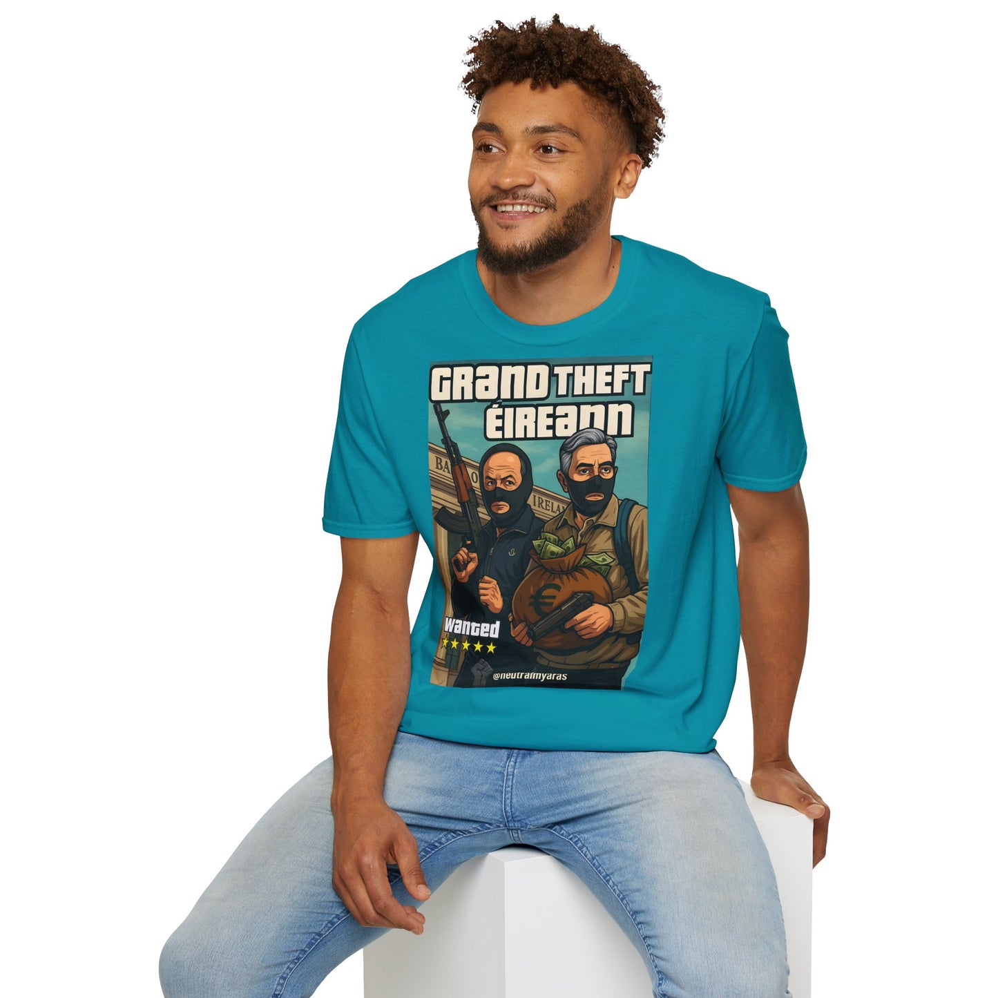 🔥 🚨 GRAND THEFT ÉIREANN 🚨 T-SHIRT ☘️