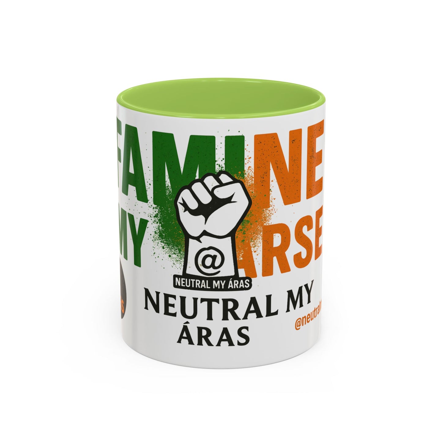 ☕ FAMINE MY ARSE – Tea/Coffee Mug