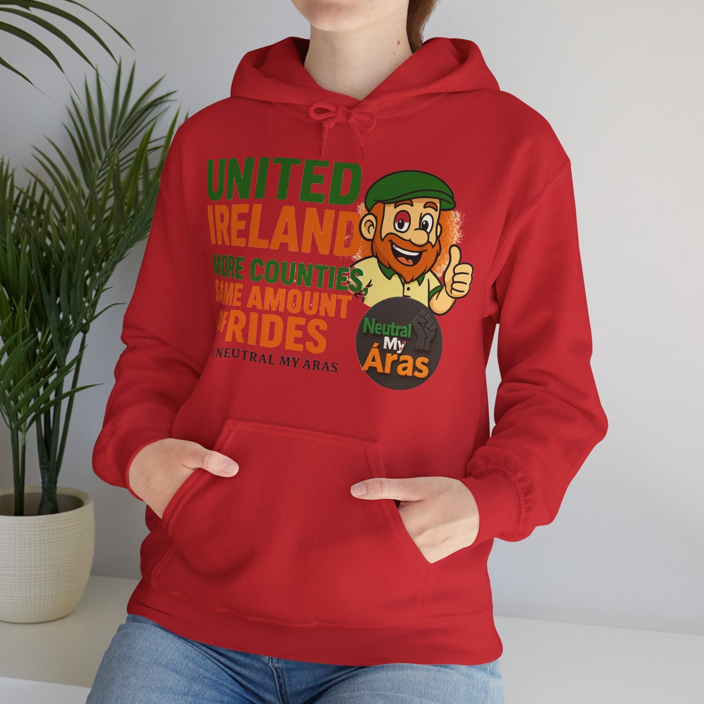 "UNITED IRELAND – MORE COUNTIES, SAME AMOUNT OF RIDES" – The Only Thing That’s Changing is the Territory - United Ireland Graphic Hoodie