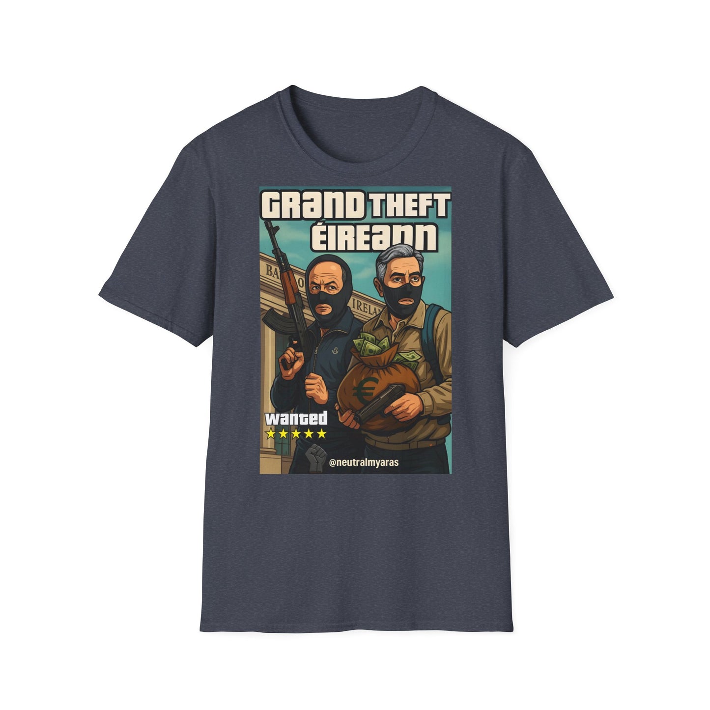 🔥 🚨 GRAND THEFT ÉIREANN 🚨 T-SHIRT ☘️