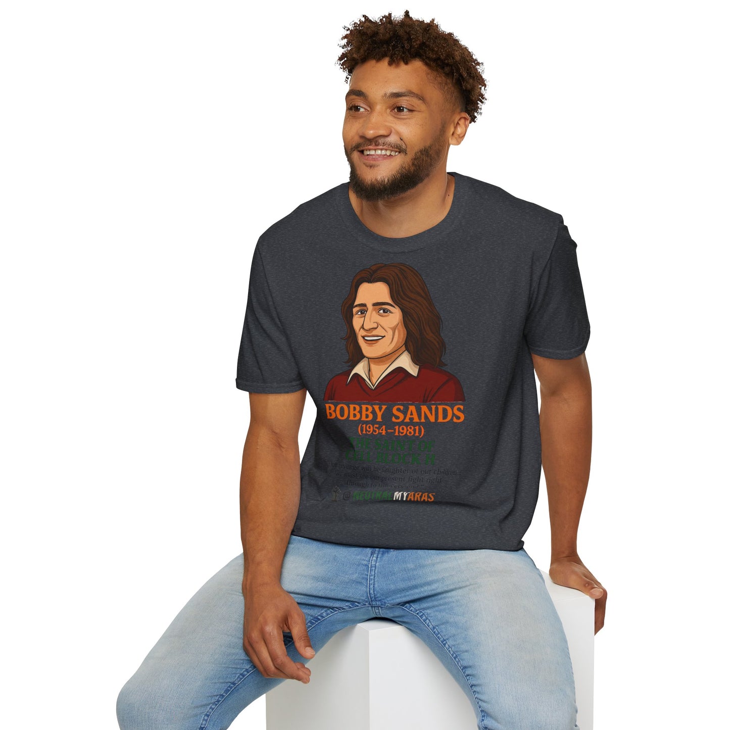 🟧 Bobby Sands – The Saint of Cell Block H T-Shirt ☘️