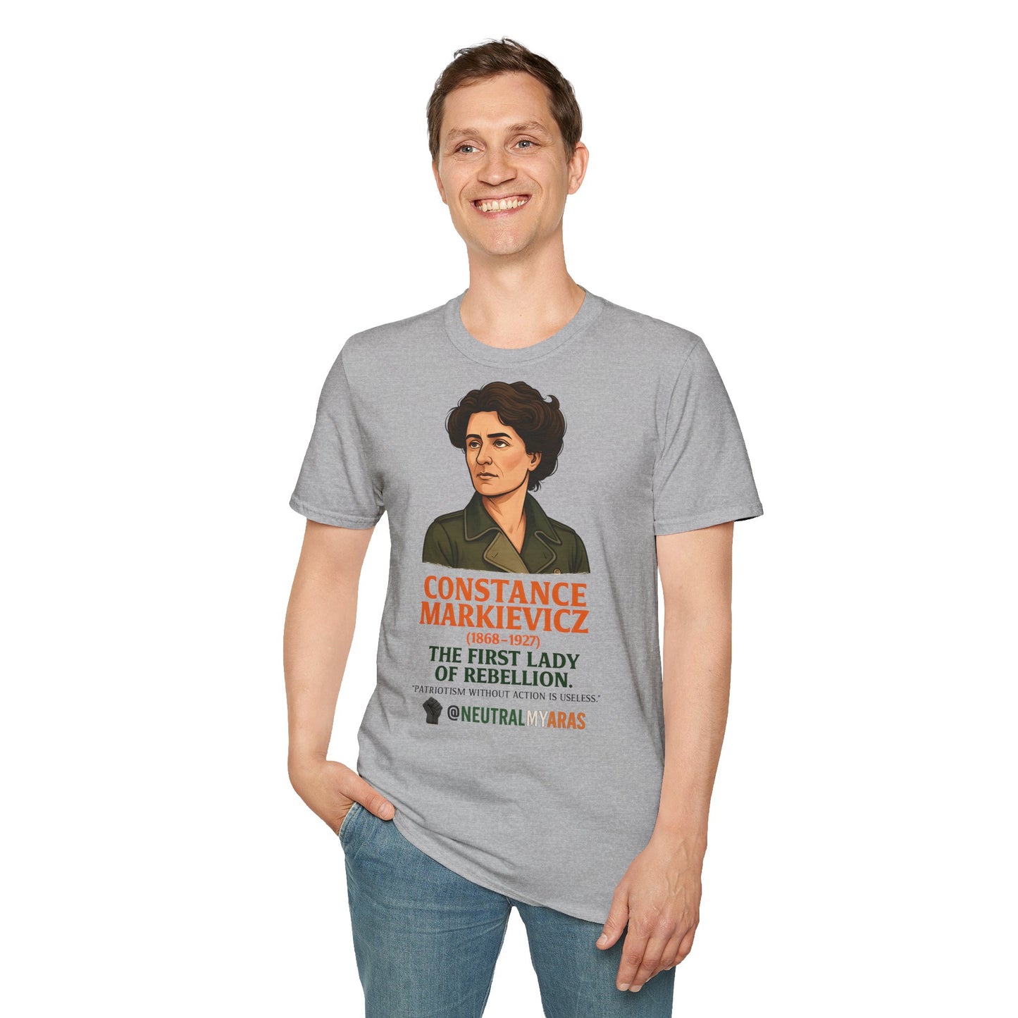 🇮🇪 Constance Markievicz T-Shirt – The First Lady of Rebellion 🇮🇪 Tee