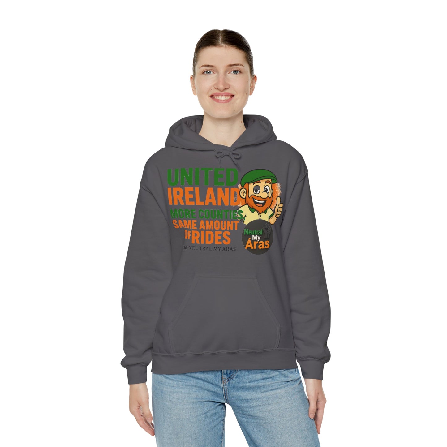 "UNITED IRELAND – MORE COUNTIES, SAME AMOUNT OF RIDES" – The Only Thing That’s Changing is the Territory - United Ireland Graphic Hoodie