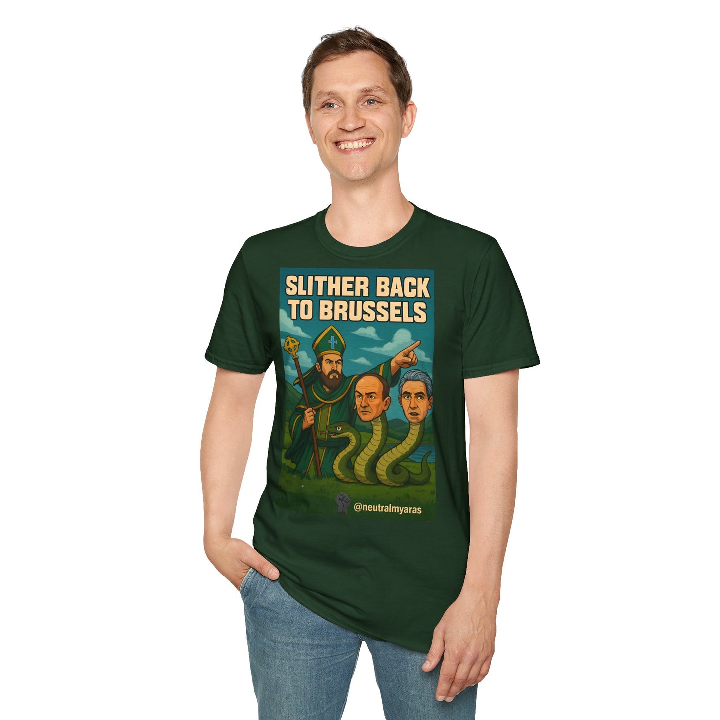 Slither Back to Brussels – St. Patrick vs. The Snakes Tee
