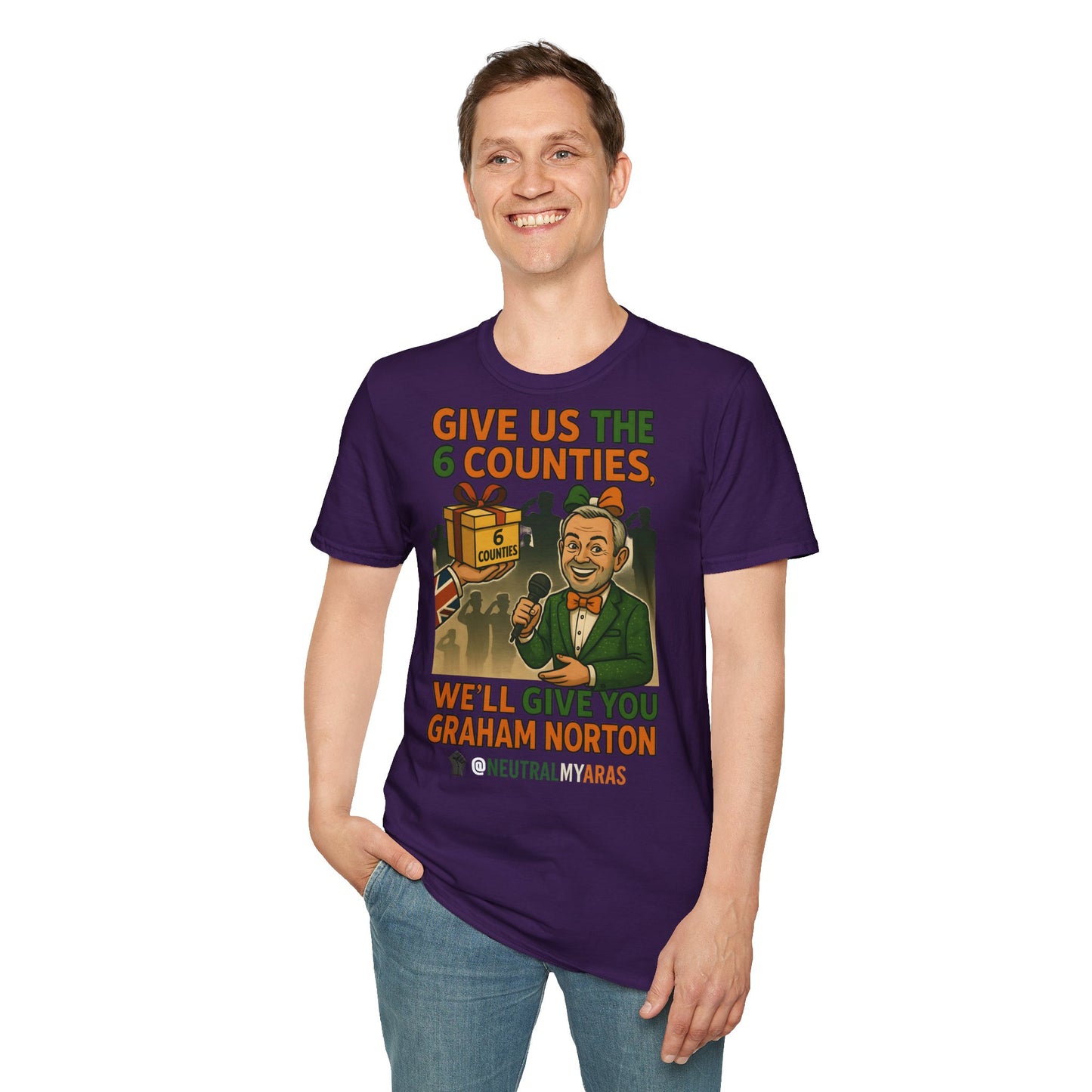 🔥 “Give Us the 6 Counties, We’ll Give You Graham Norton” T-SHIRT ☘️