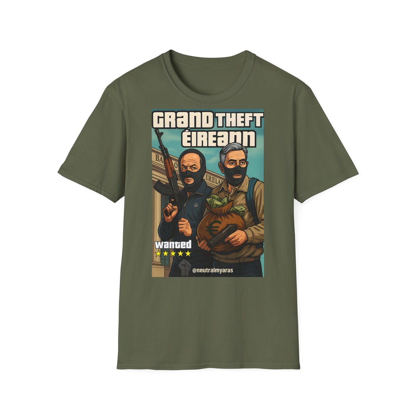 🔥 🚨 GRAND THEFT ÉIREANN 🚨 T-SHIRT ☘️