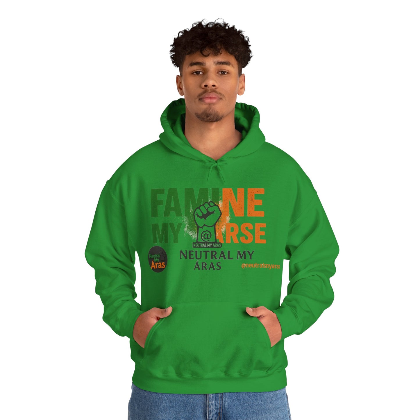 "FAMINE MY ARSE" – The Hoodie That Speaks Truth, and a Bit of Cheek