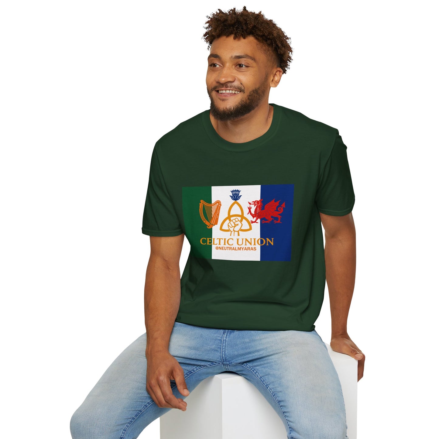 🔥 CELTIC UNION FLAG T-SHIRT ☘️
