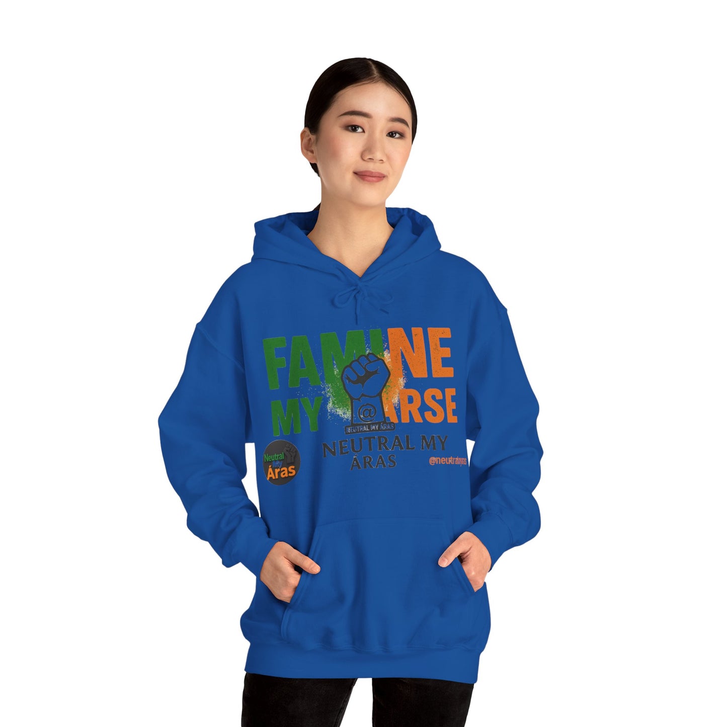 "FAMINE MY ARSE" – The Hoodie That Speaks Truth, and a Bit of Cheek