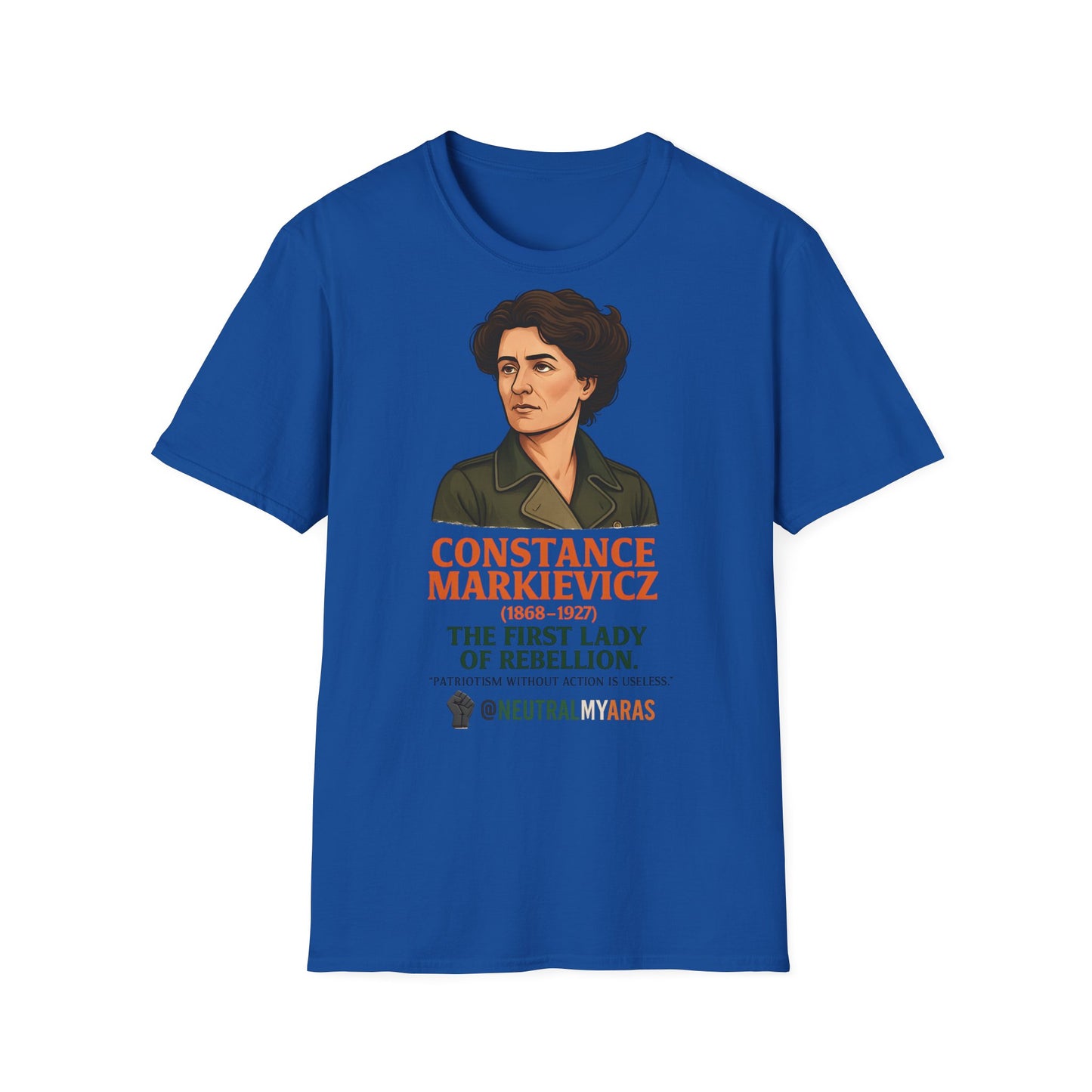 🇮🇪 Constance Markievicz T-Shirt – The First Lady of Rebellion 🇮🇪 Tee