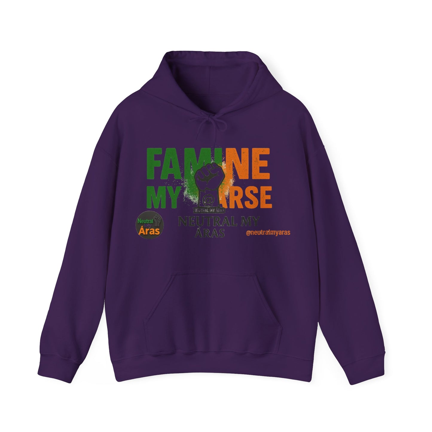 "FAMINE MY ARSE" – The Hoodie That Speaks Truth, and a Bit of Cheek