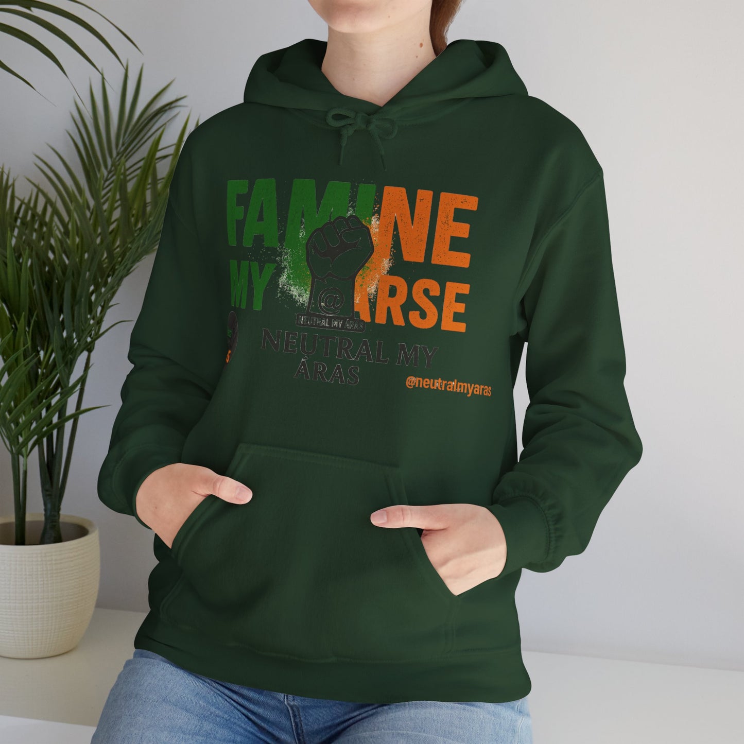 "FAMINE MY ARSE" – The Hoodie That Speaks Truth, and a Bit of Cheek