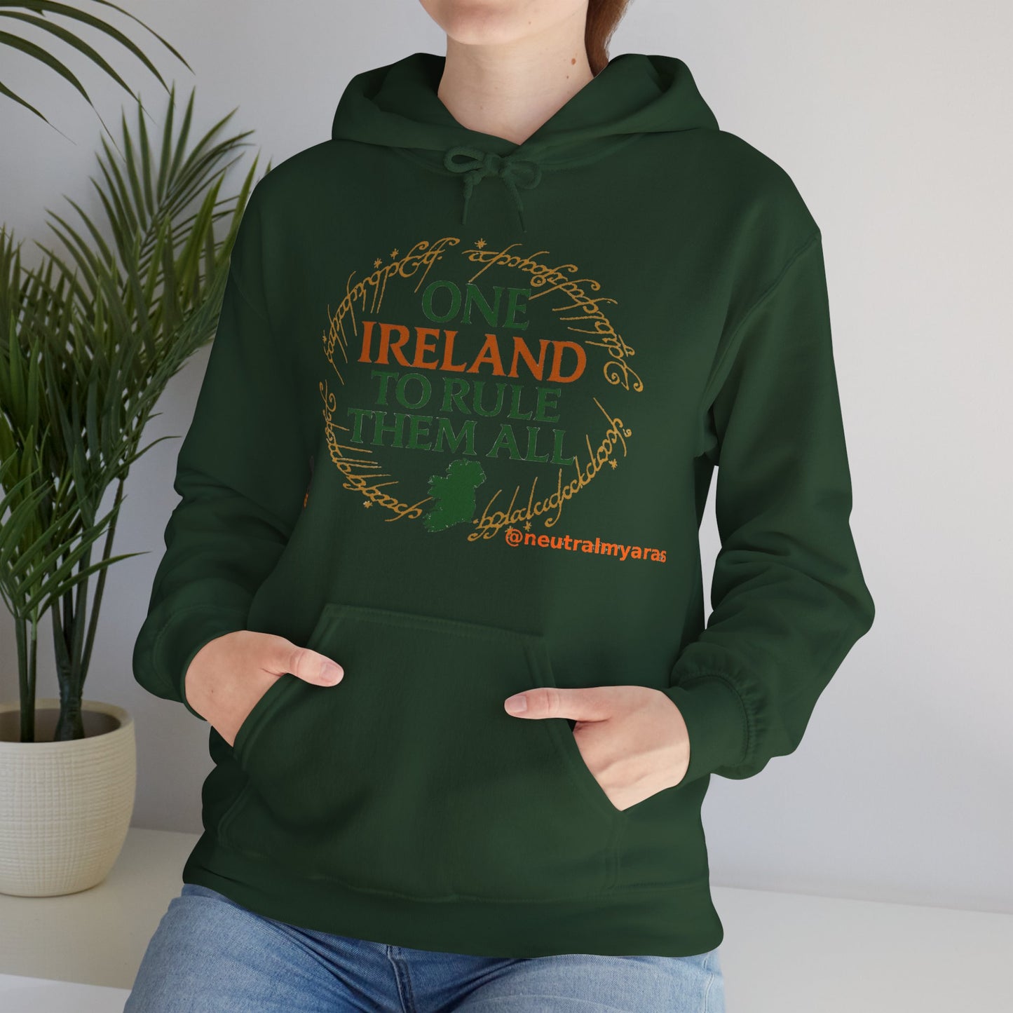 Hoodie "ONE IRELAND TO RULE THEM ALL" – Wear the Legend, Live the Dream
