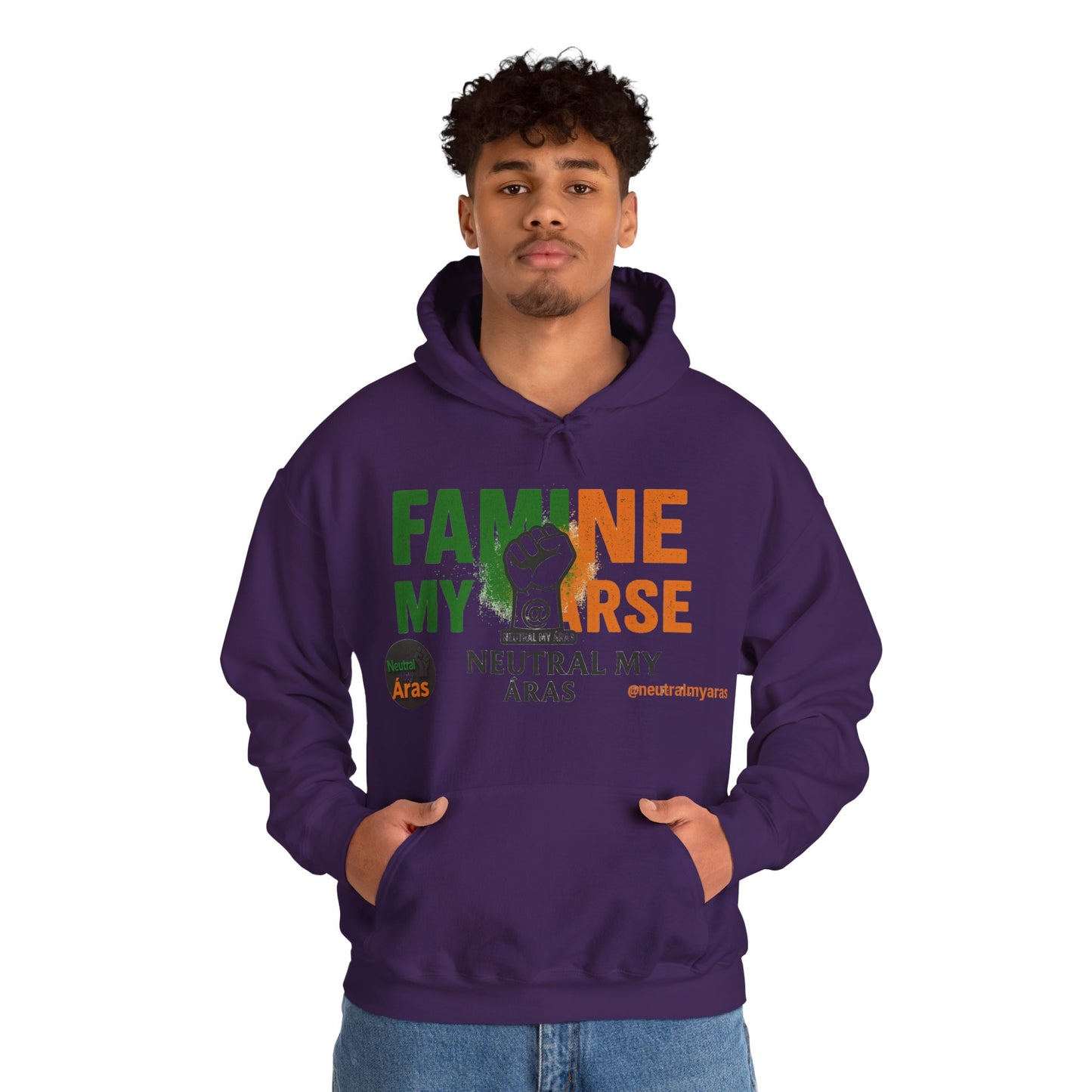 "FAMINE MY ARSE" – The Hoodie That Speaks Truth, and a Bit of Cheek