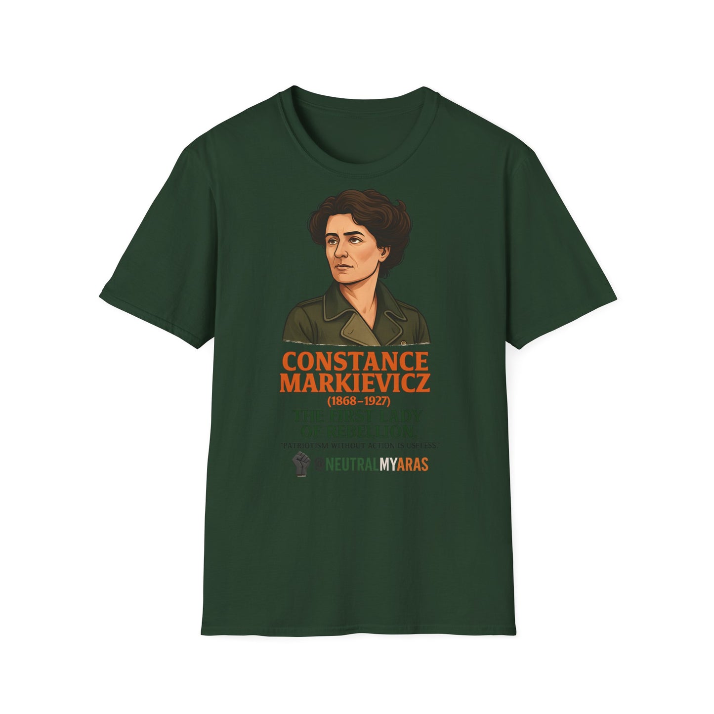 🇮🇪 Constance Markievicz T-Shirt – The First Lady of Rebellion 🇮🇪 Tee