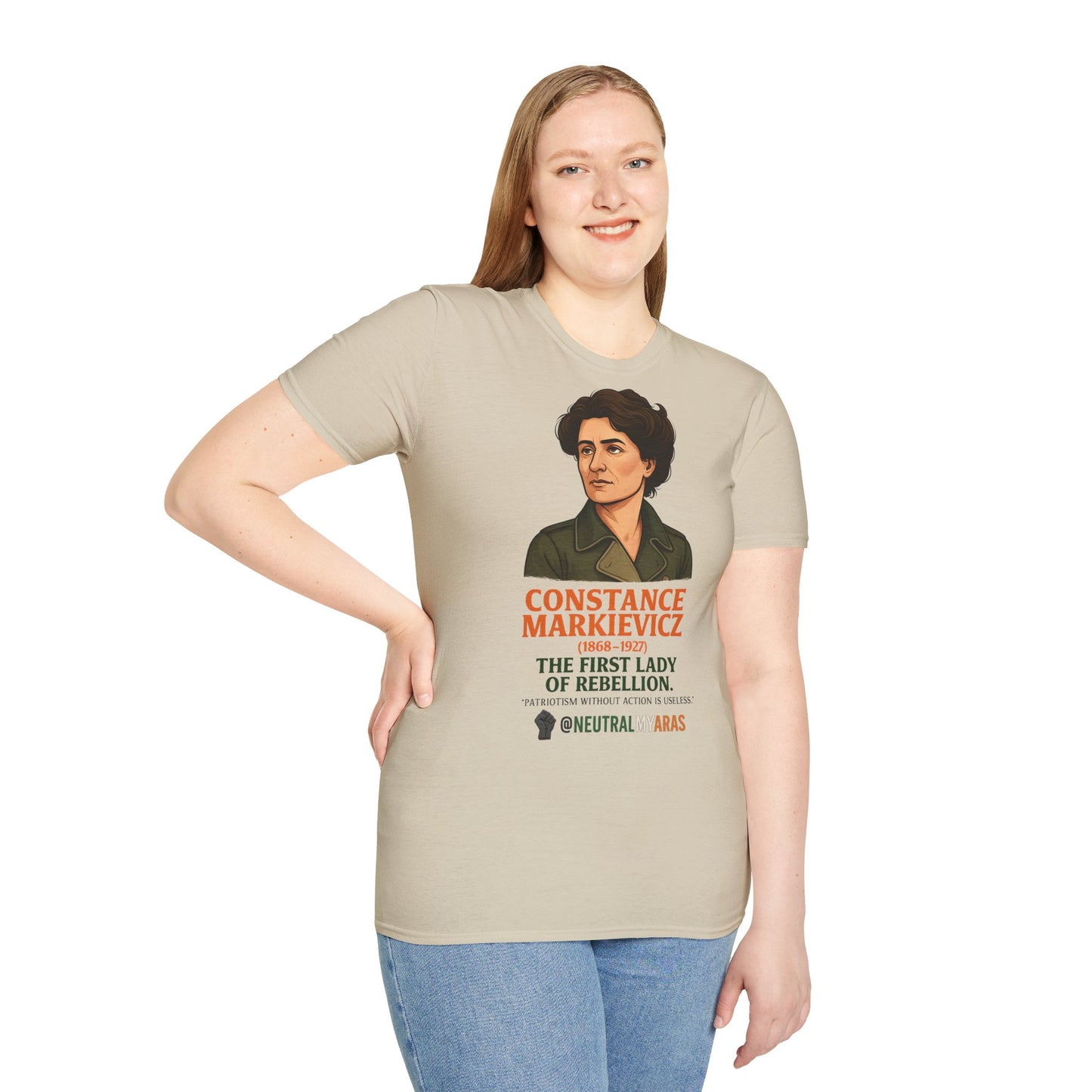 🇮🇪 Constance Markievicz T-Shirt – The First Lady of Rebellion 🇮🇪 Tee
