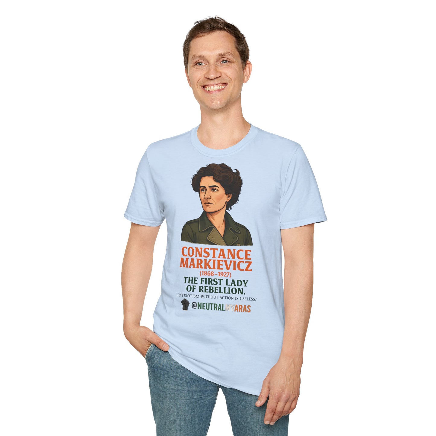 🇮🇪 Constance Markievicz T-Shirt – The First Lady of Rebellion 🇮🇪 Tee