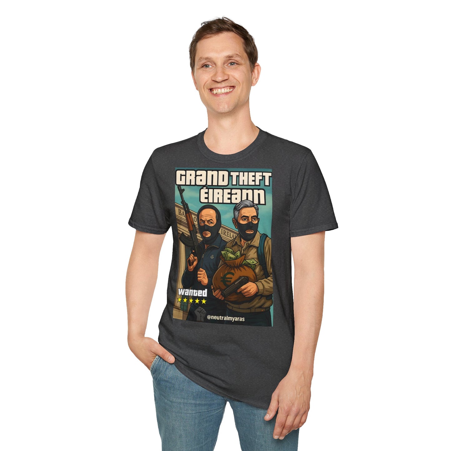 🔥 🚨 GRAND THEFT ÉIREANN 🚨 T-SHIRT ☘️