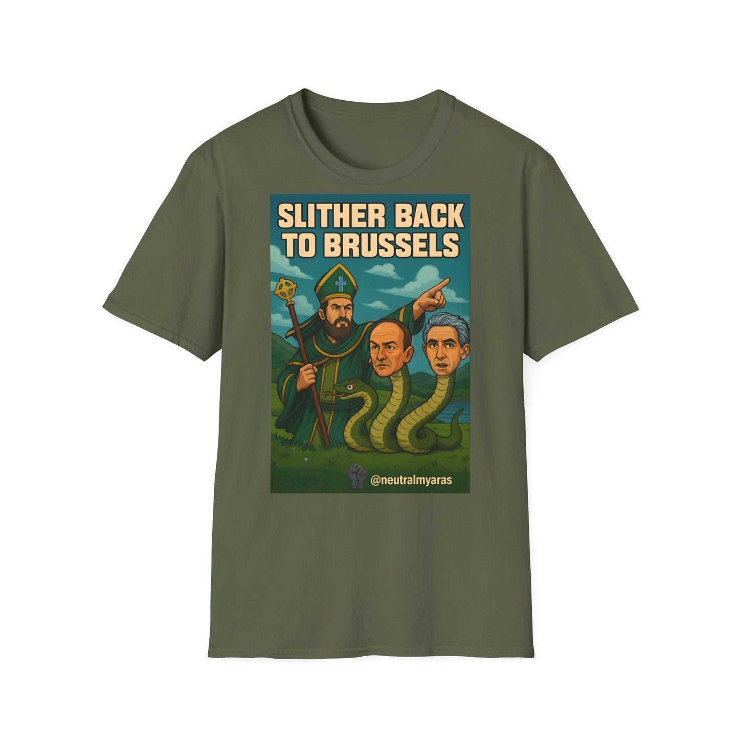 Slither Back to Brussels – St. Patrick vs. The Snakes Tee
