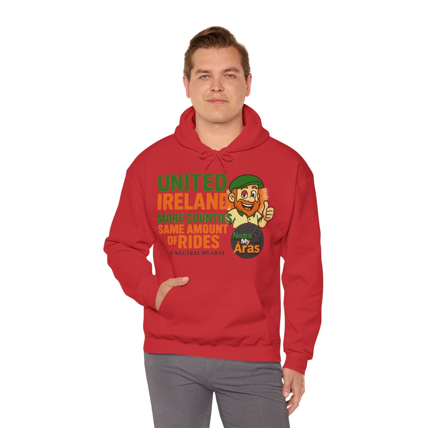 "UNITED IRELAND – MORE COUNTIES, SAME AMOUNT OF RIDES" – The Only Thing That’s Changing is the Territory - United Ireland Graphic Hoodie