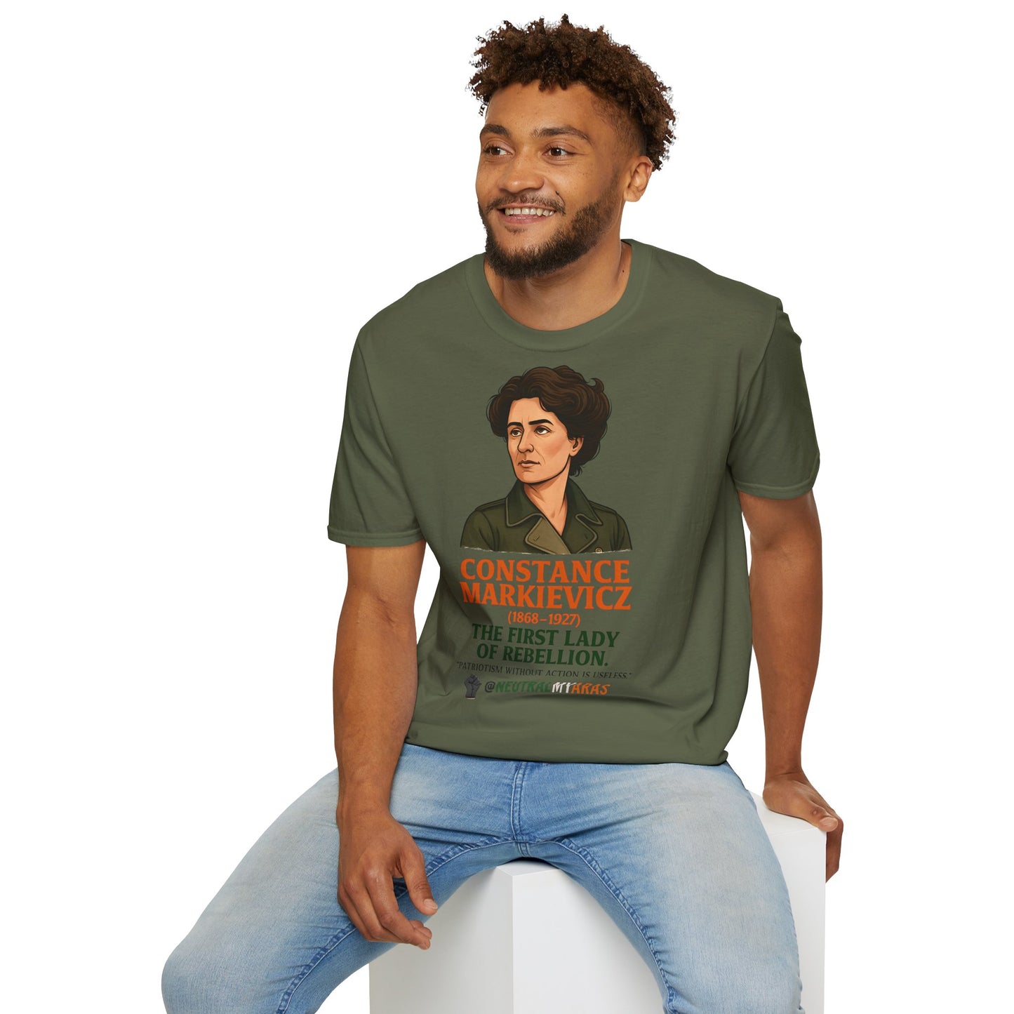 🇮🇪 Constance Markievicz T-Shirt – The First Lady of Rebellion 🇮🇪 Tee