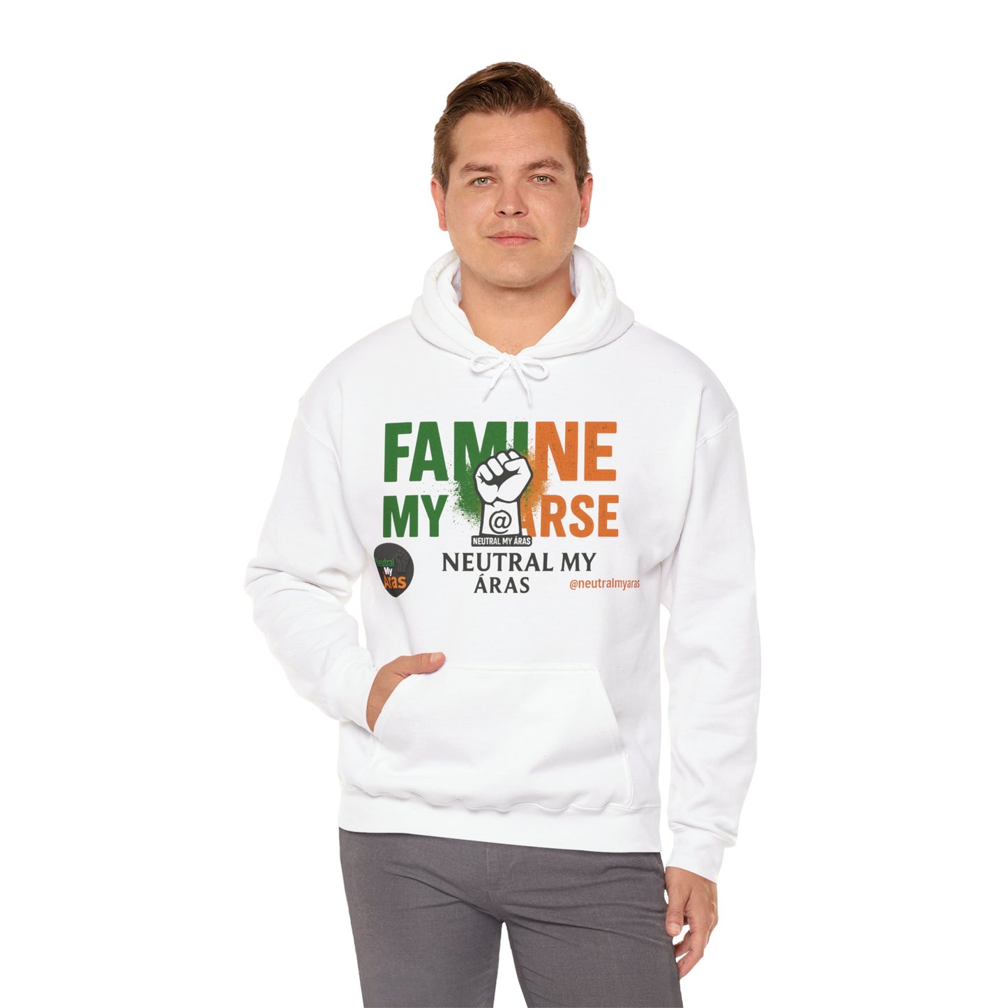 "FAMINE MY ARSE" – The Hoodie That Speaks Truth, and a Bit of Cheek