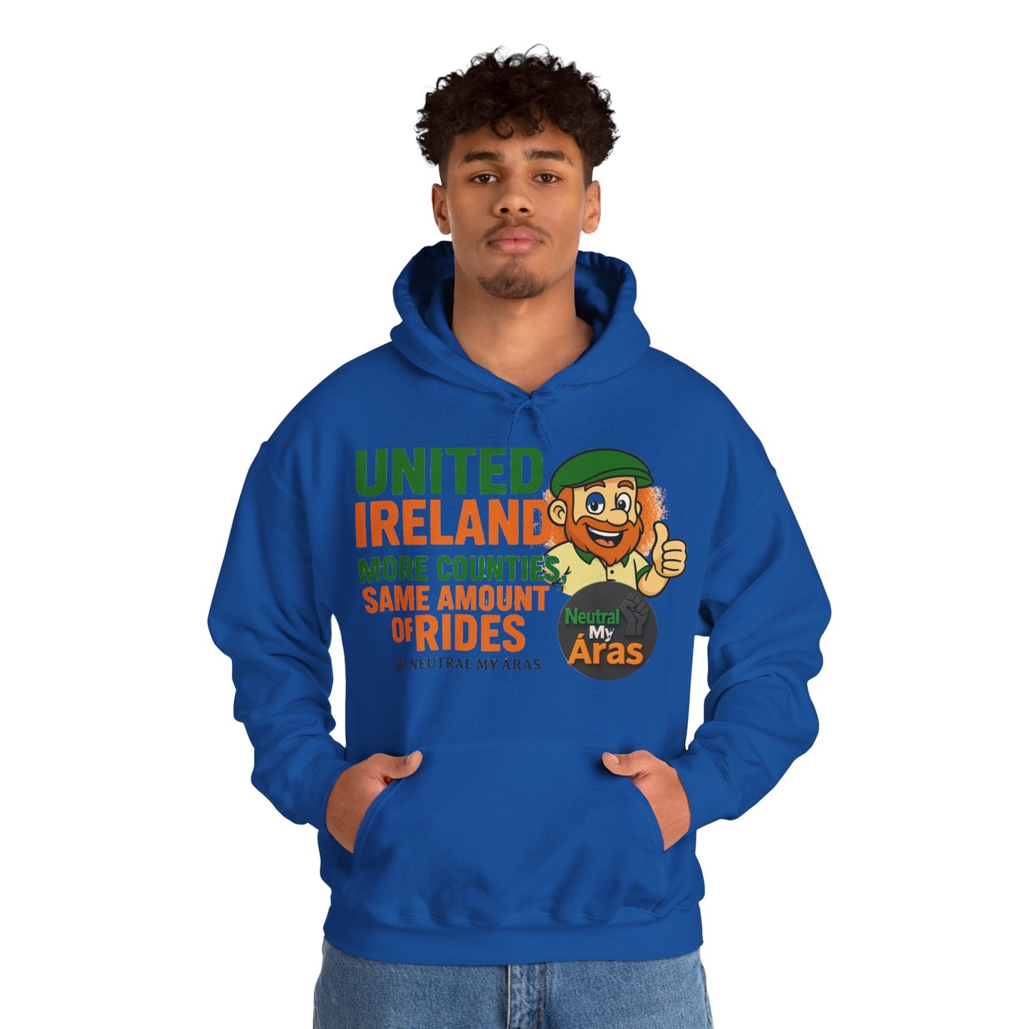 "UNITED IRELAND – MORE COUNTIES, SAME AMOUNT OF RIDES" – The Only Thing That’s Changing is the Territory - United Ireland Graphic Hoodie