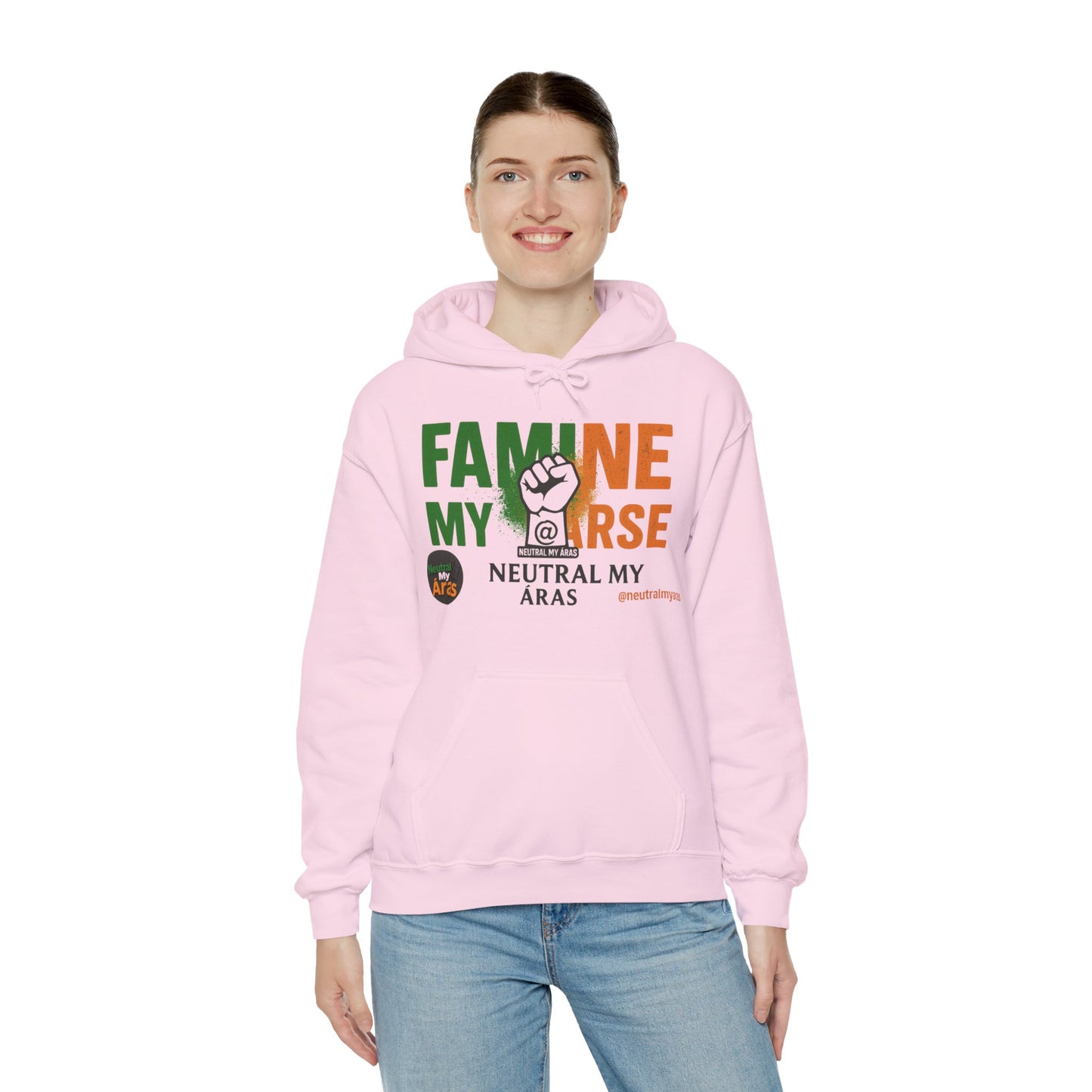 "FAMINE MY ARSE" – The Hoodie That Speaks Truth, and a Bit of Cheek