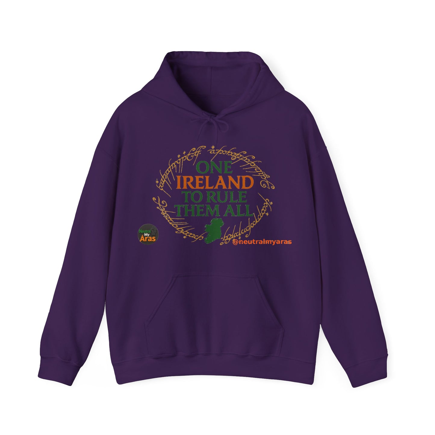Hoodie "ONE IRELAND TO RULE THEM ALL" – Wear the Legend, Live the Dream