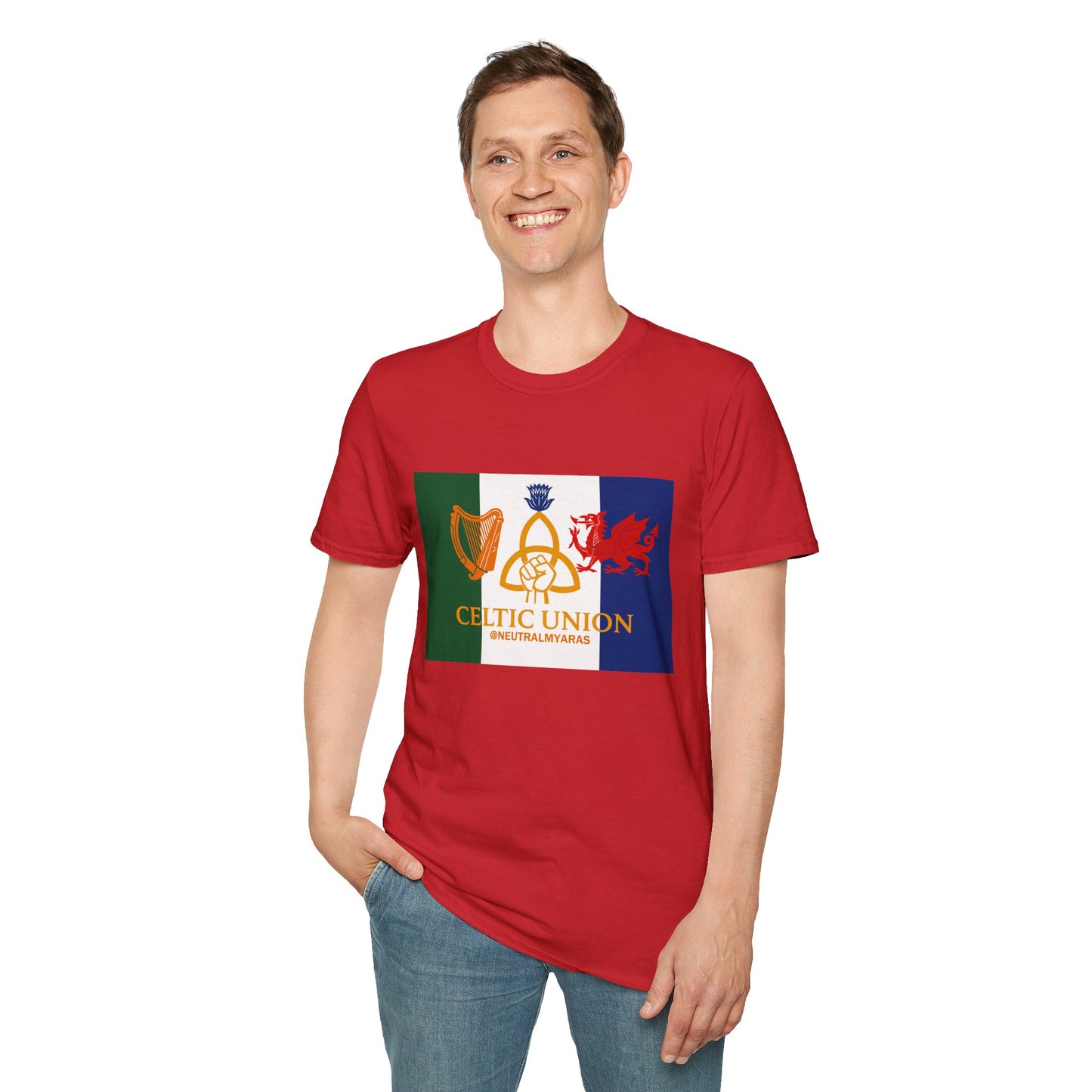 🔥 CELTIC UNION FLAG T-SHIRT ☘️