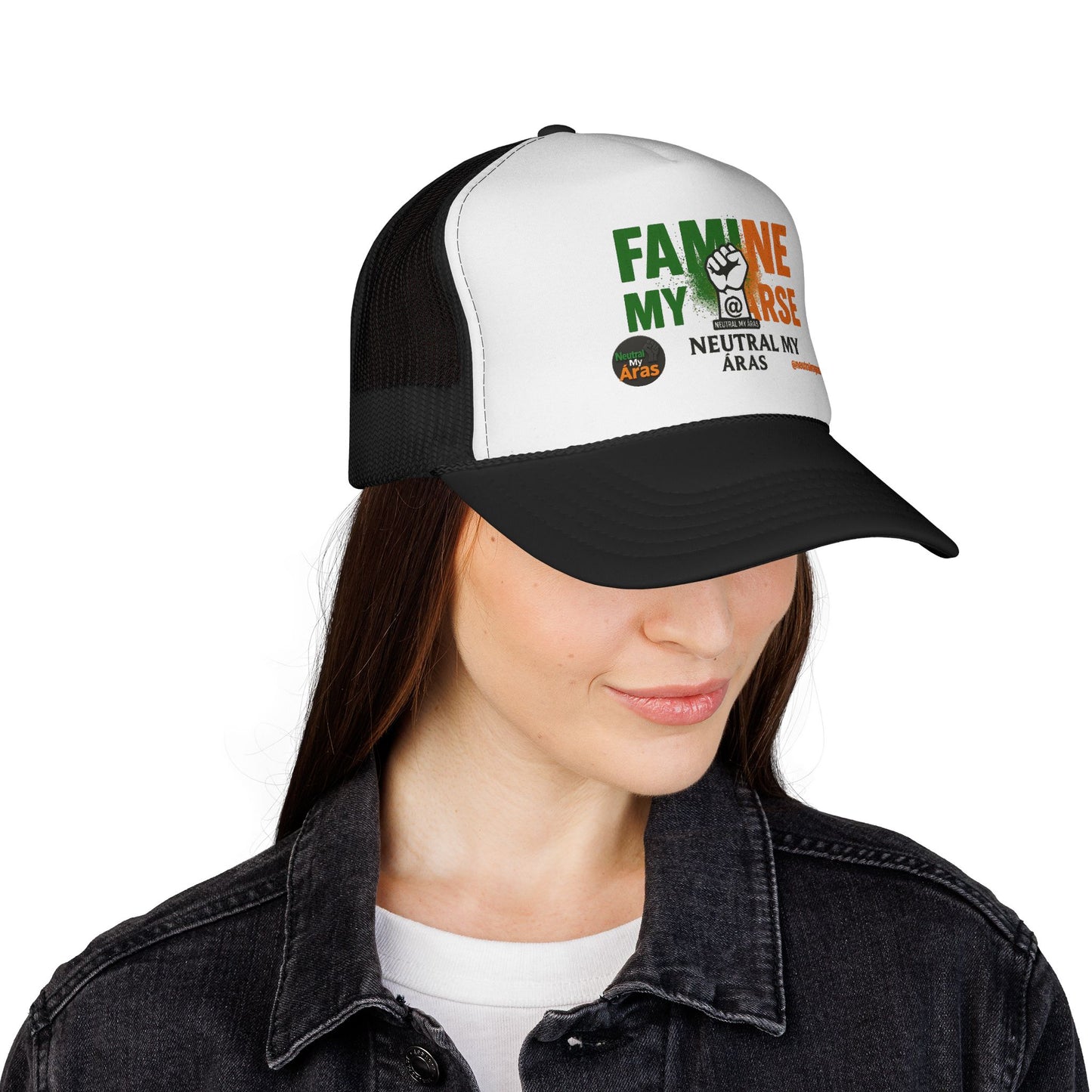 🧢 FAMINE MY ARSE – Trucker Hat