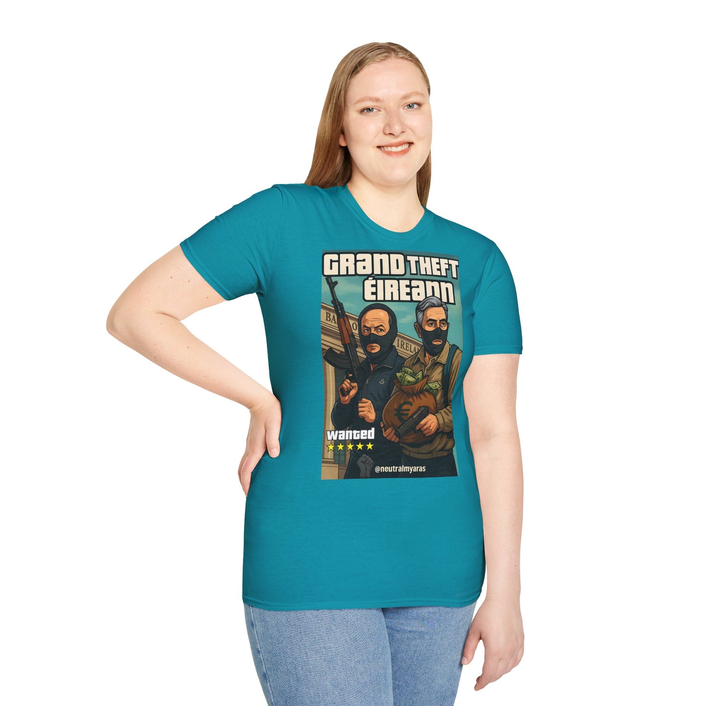 🔥 🚨 GRAND THEFT ÉIREANN 🚨 T-SHIRT ☘️